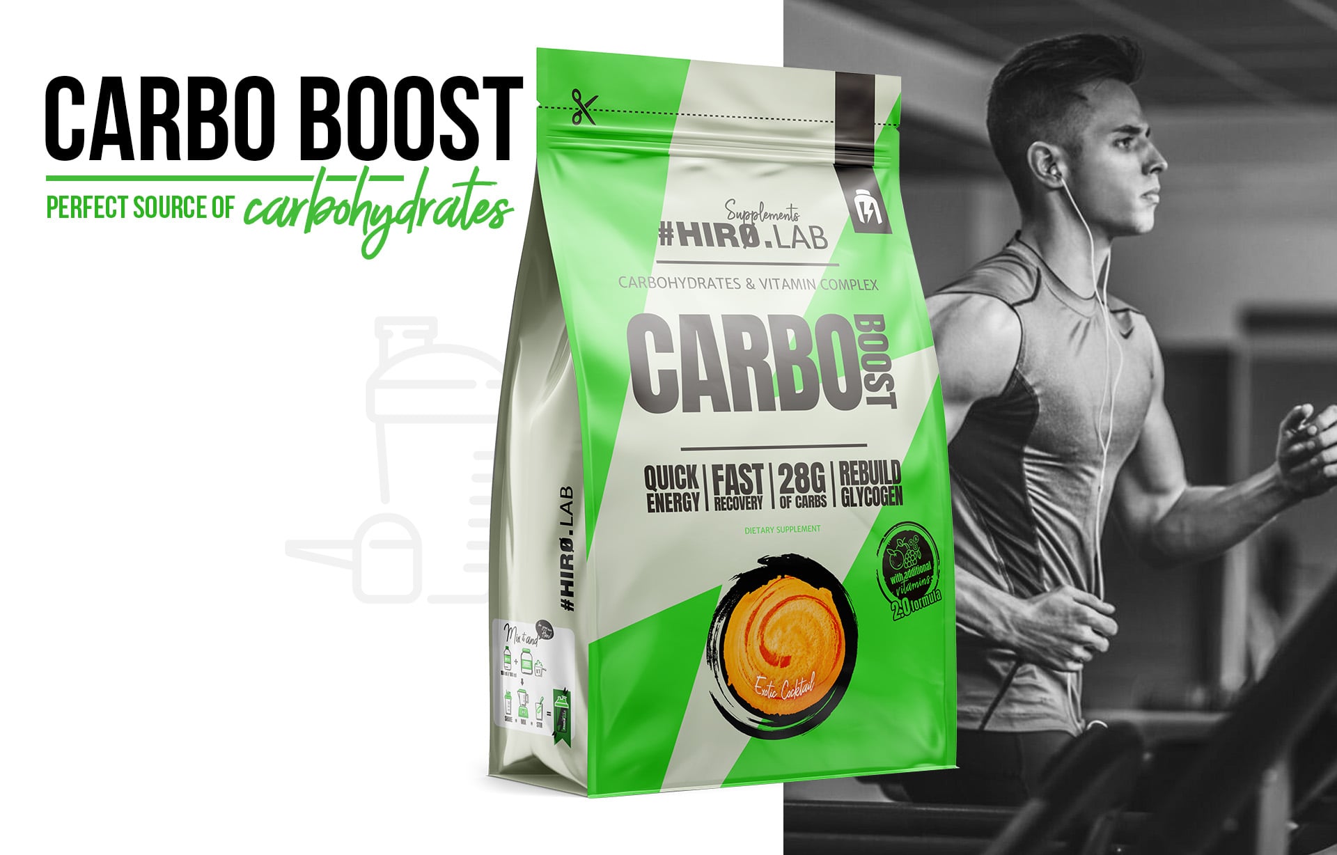 Hiro.Lab - Carbo Boost - odżywka węglowodanowa na bazie maltodekstryny