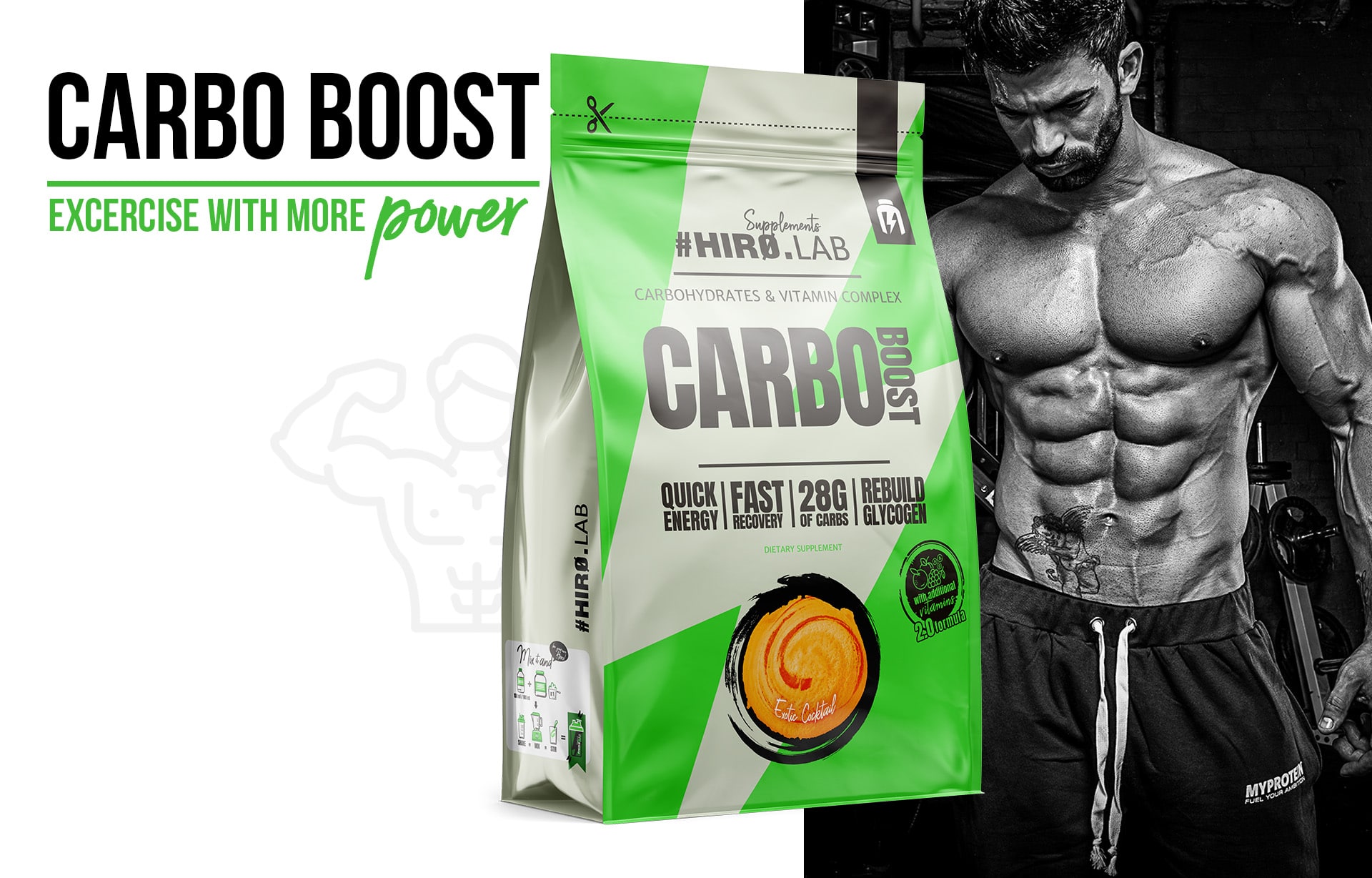 Hiro.Lab - Carbo Boost - odżywka węglowodanowa na bazie maltodekstryny