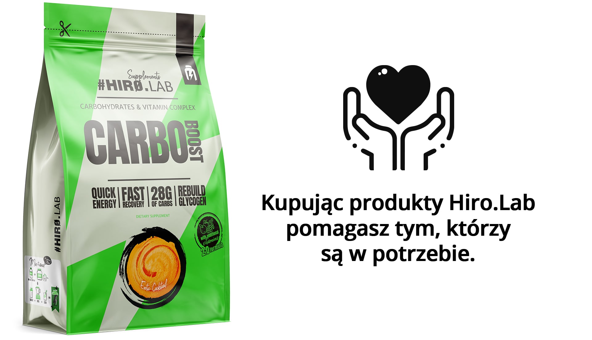 Hiro.Lab - Carbo Boost - odżywka węglowodanowa na bazie maltodekstryny