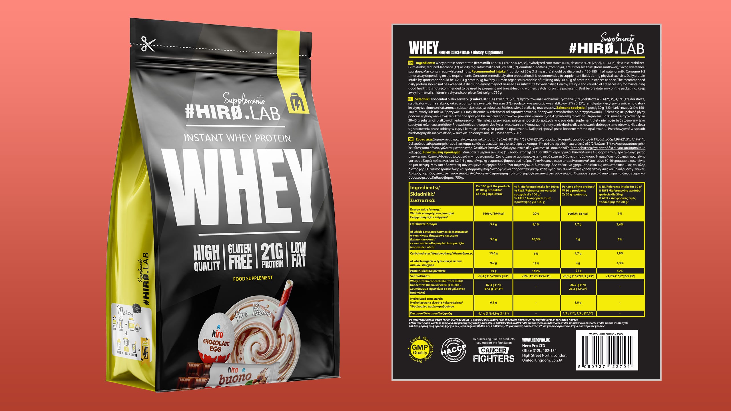 Odżywka białkowa whey WPC koncentrat białka serwatki serwatka
