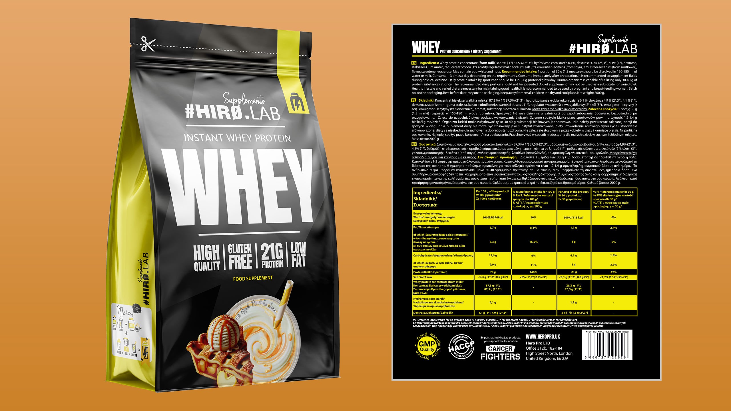 Odżywka białkowa whey WPC koncentrat białka serwatki serwatka
