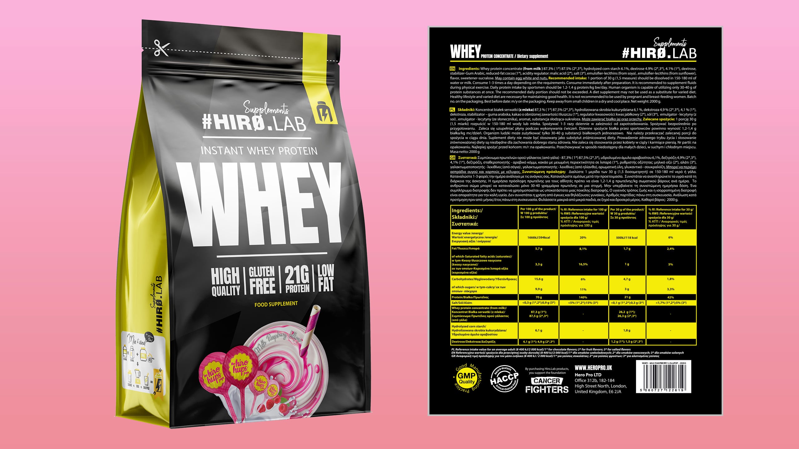 Odżywka białkowa whey WPC koncentrat białka serwatki serwatka
