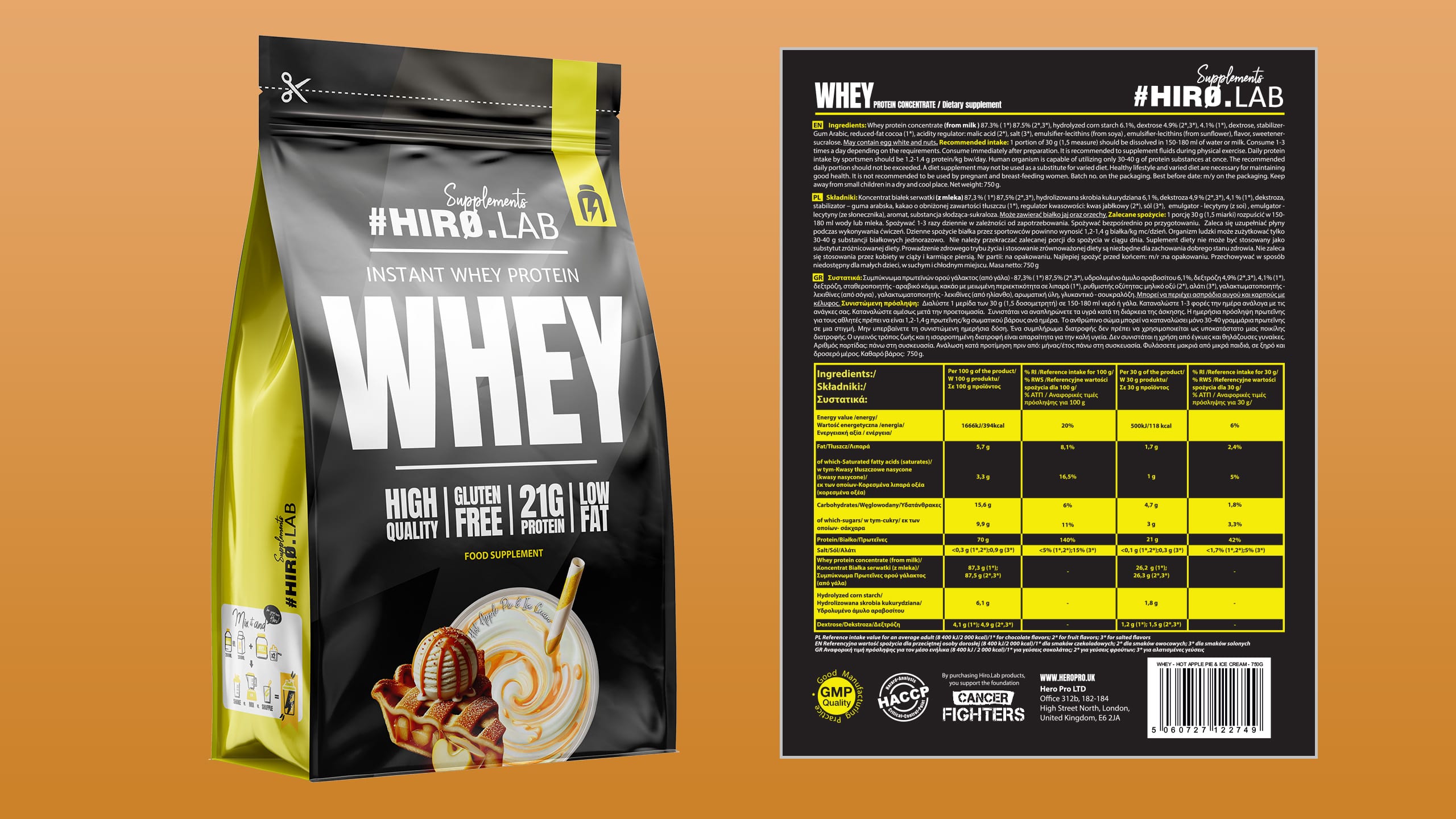 Odżywka białkowa whey WPC koncentrat białka serwatki serwatka