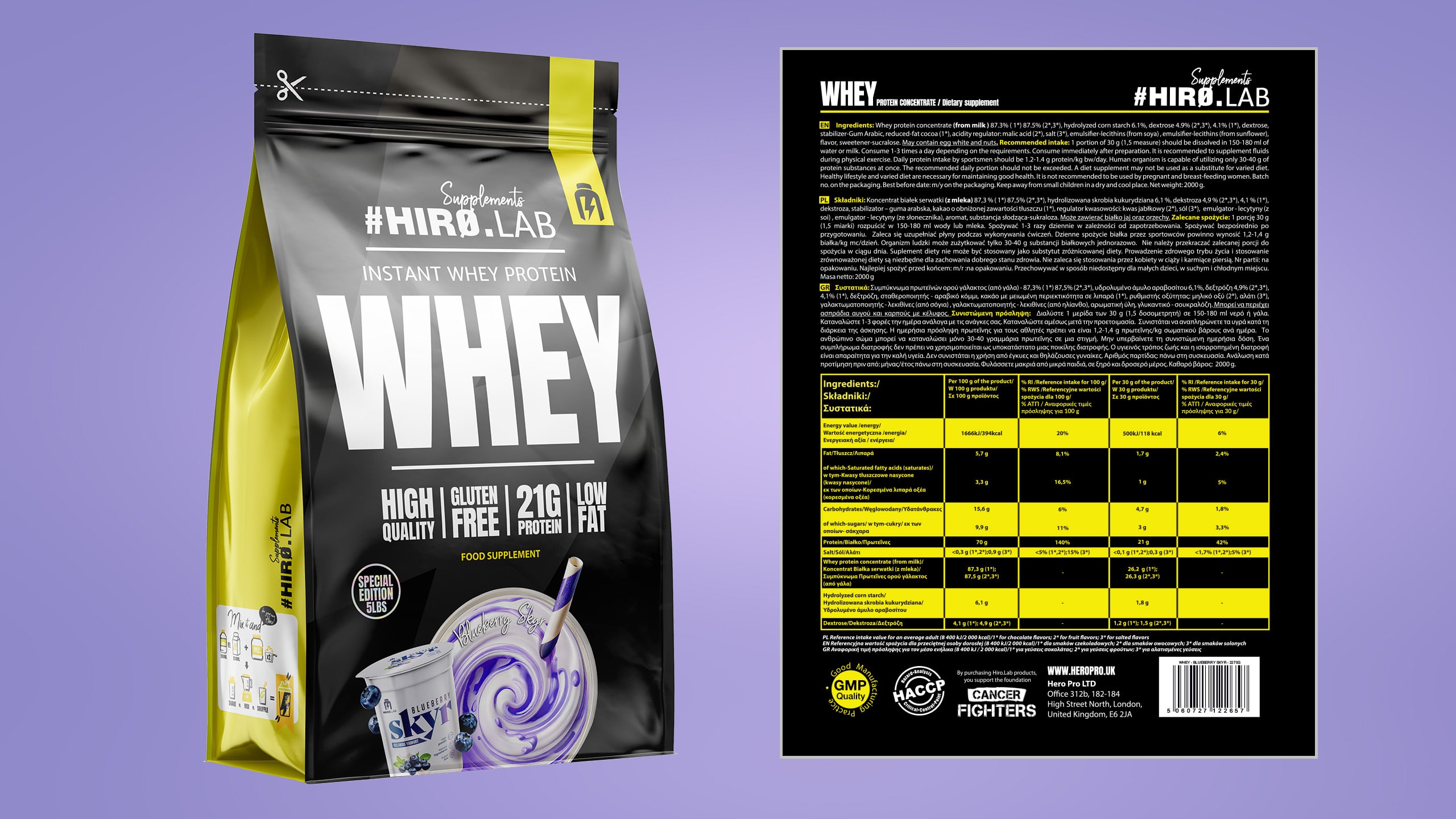 Odżywka białkowa whey WPC koncentrat białka serwatki serwatka