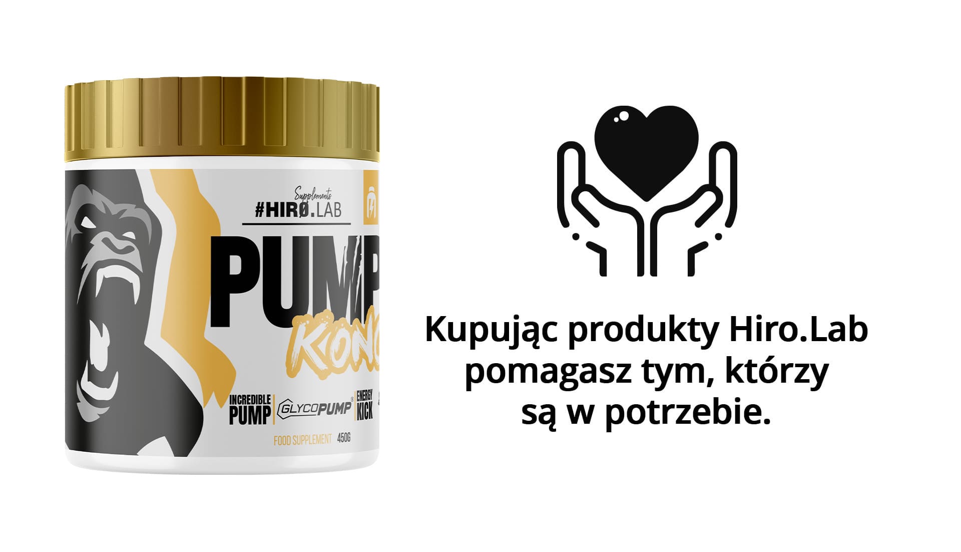 Hiro.Lab - Pump Kong - przedtreningówka, preworkout, odżywka przedtreningowa na pompę