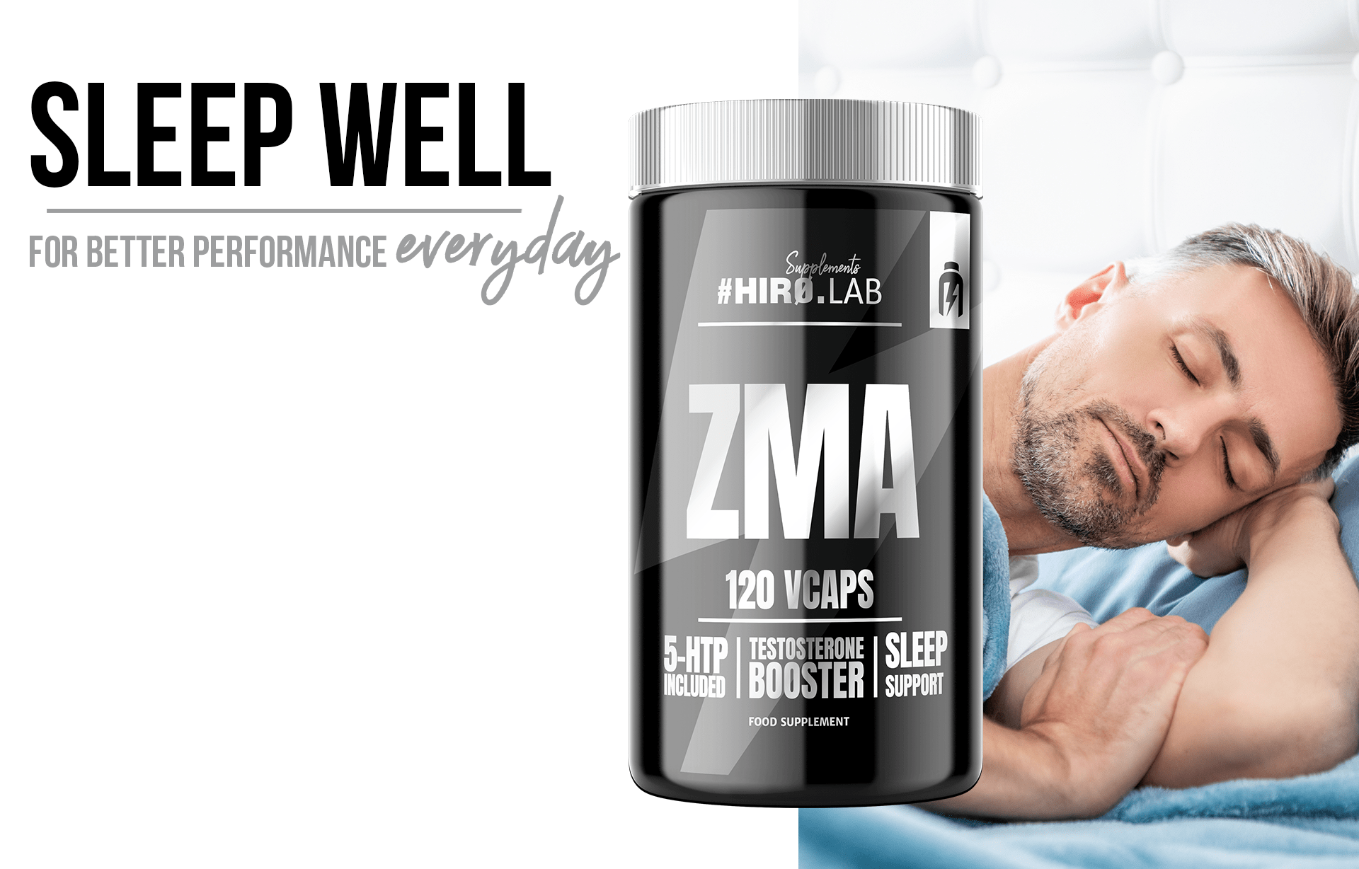 ZMA + 5-HTP - wsparcie snu, regeneracji ipracy mózgu - melatonina