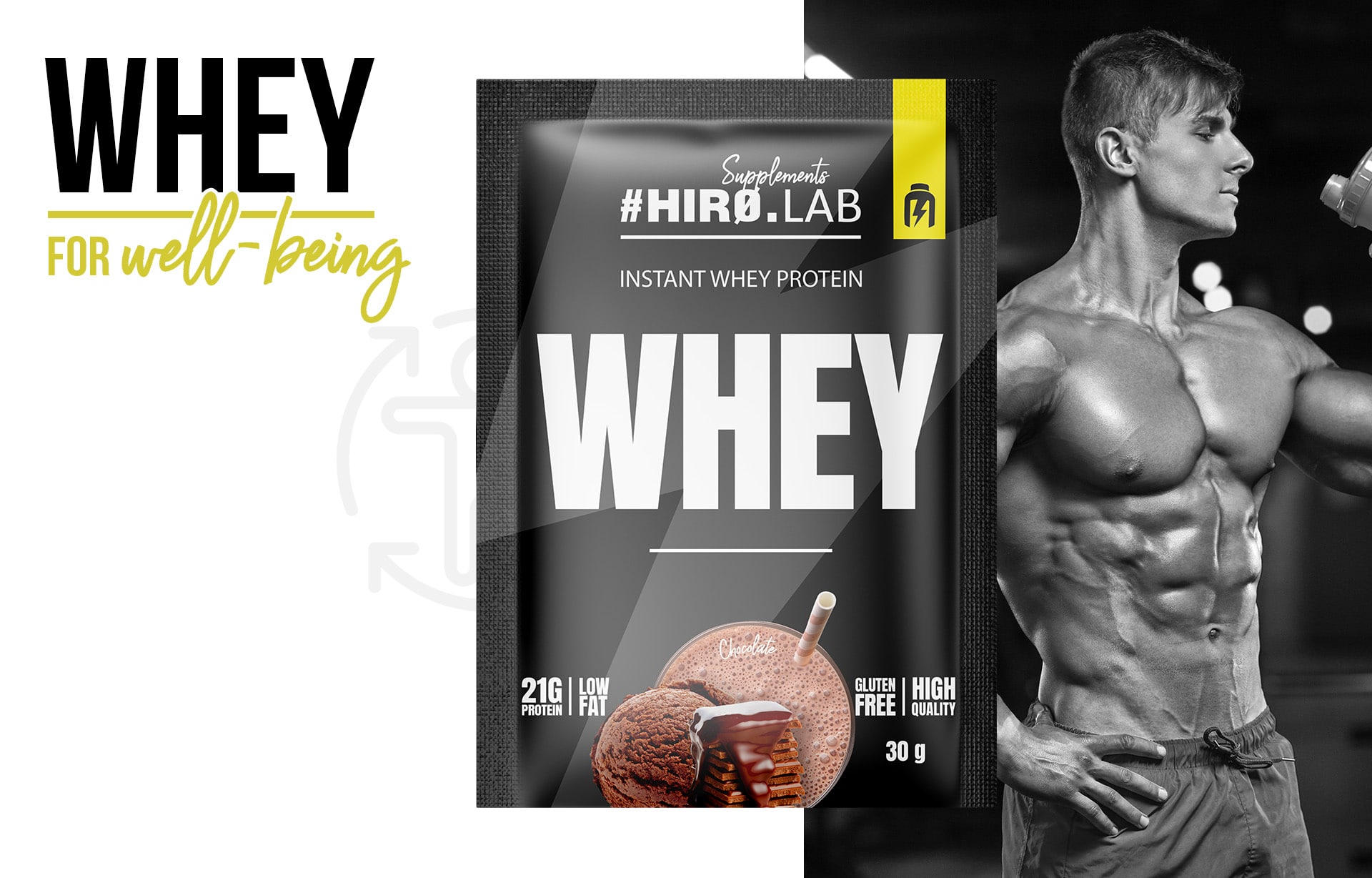 Instant Whey Protein chocolate 