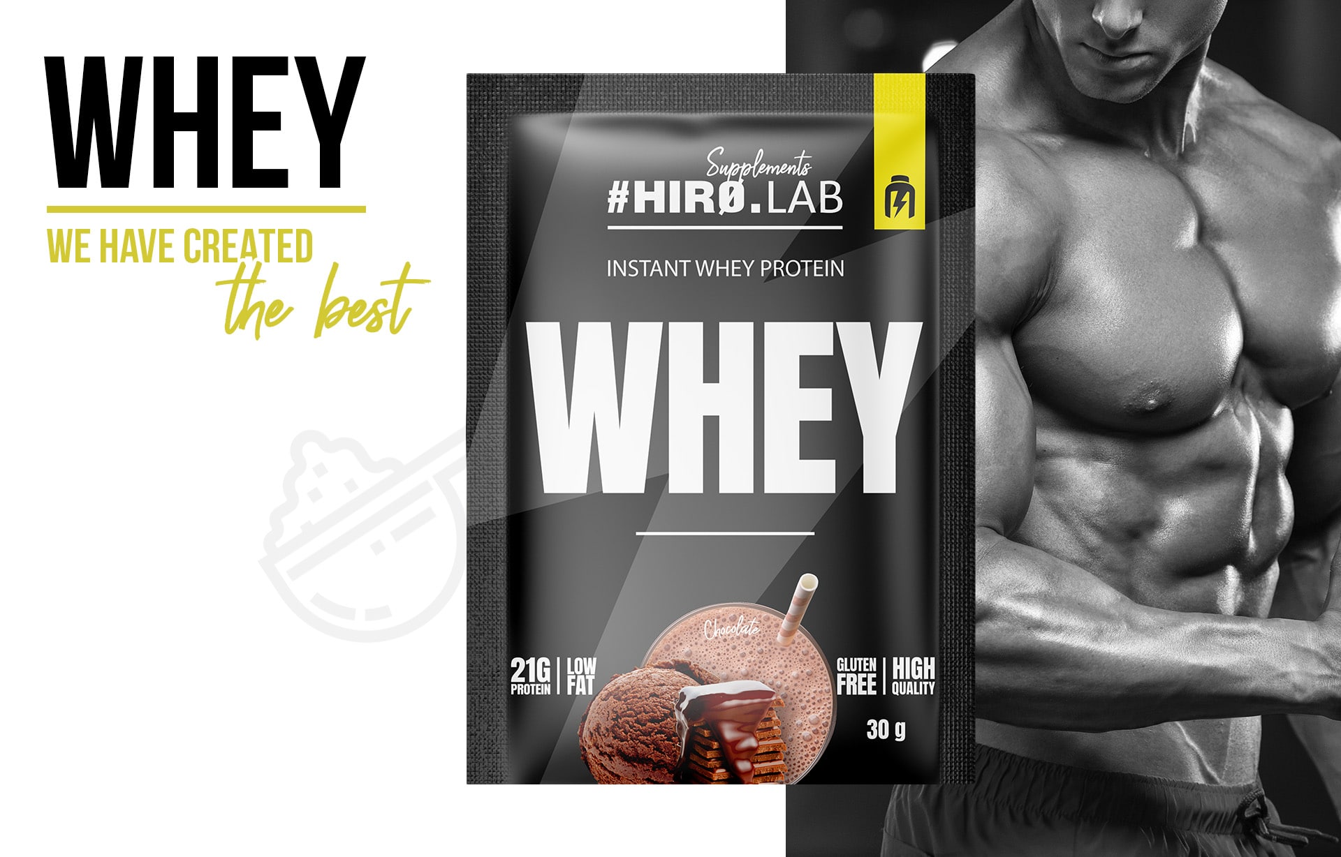 Instant Whey Protein chocolate 