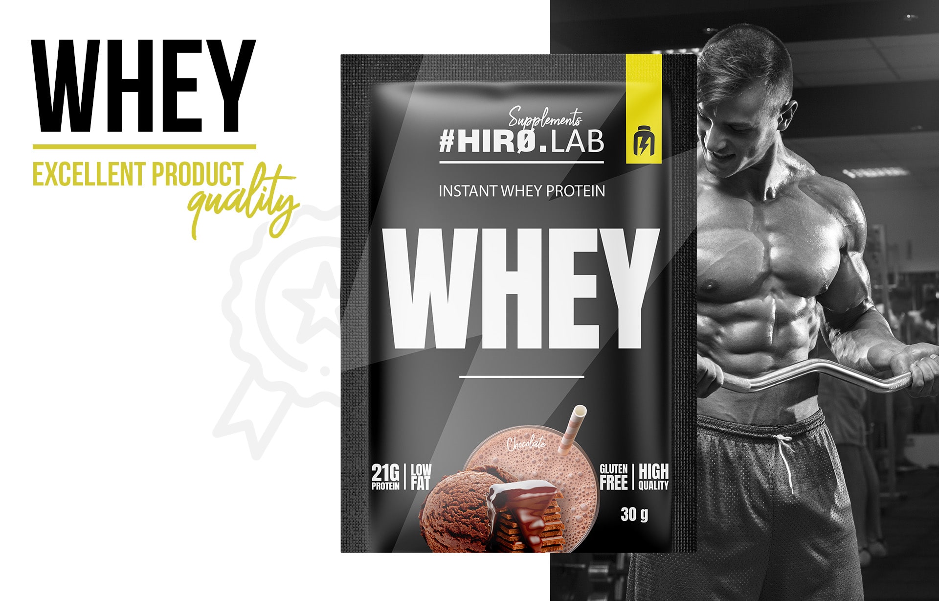 Instant Whey Protein chocolate 