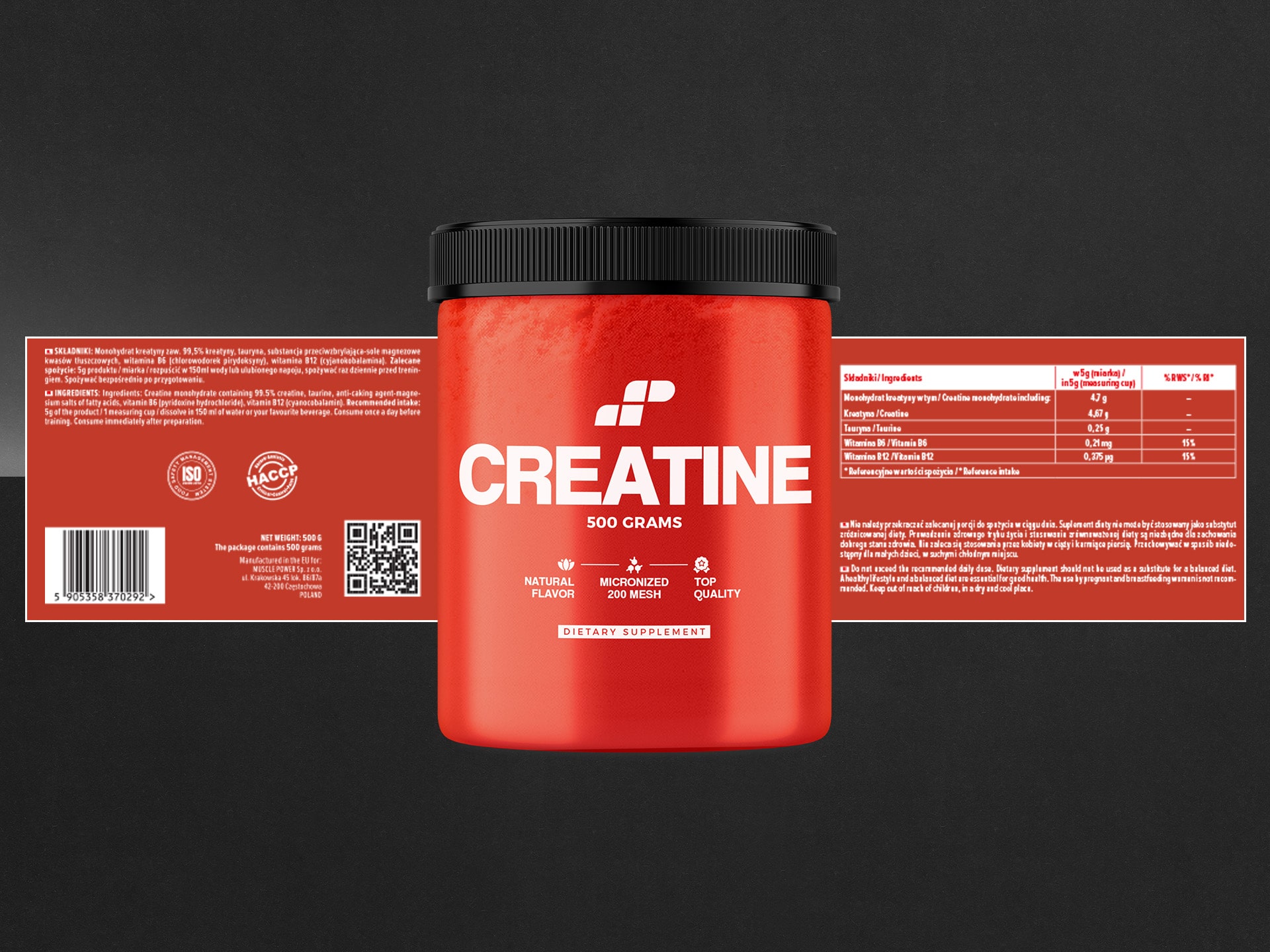 Mp Sport - Creatine Monohydrate - 500g