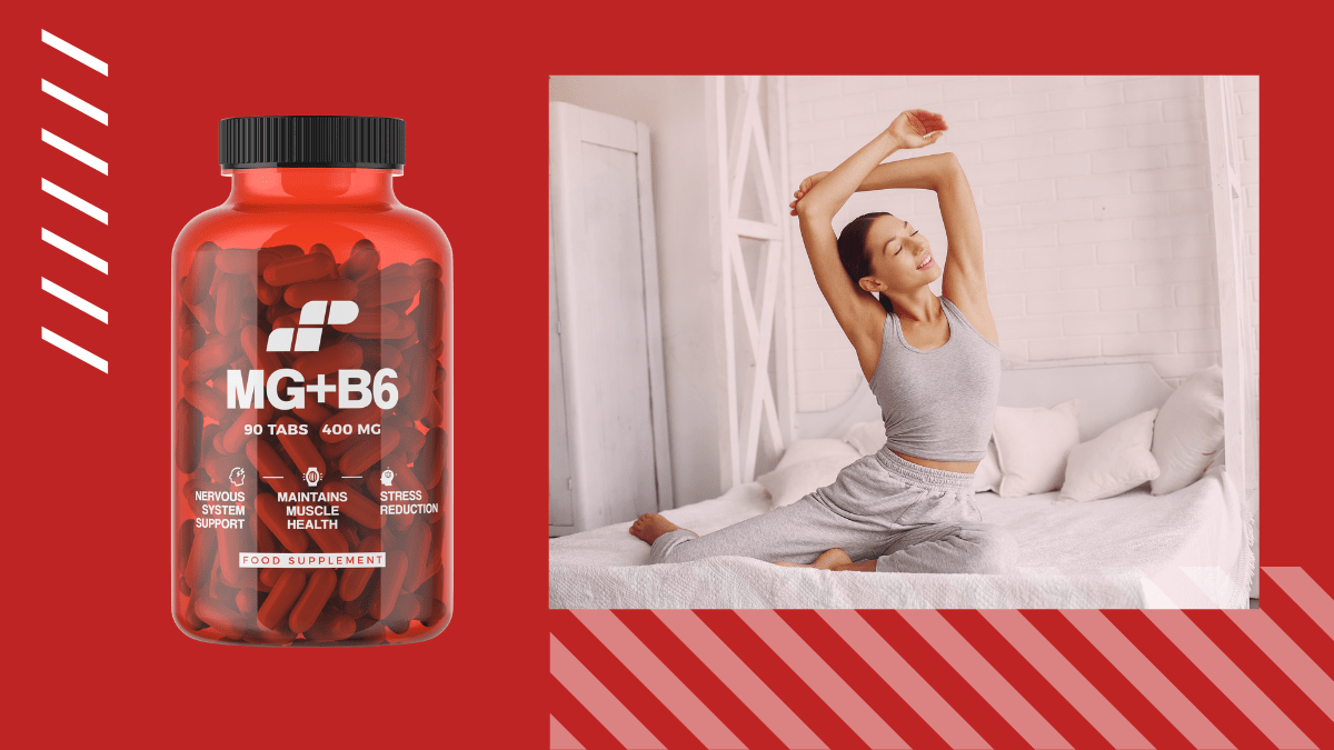 Magnez + Witamina B6 - wsparcie zdrowego snu, relaksu, przeciw skurczom ZMA