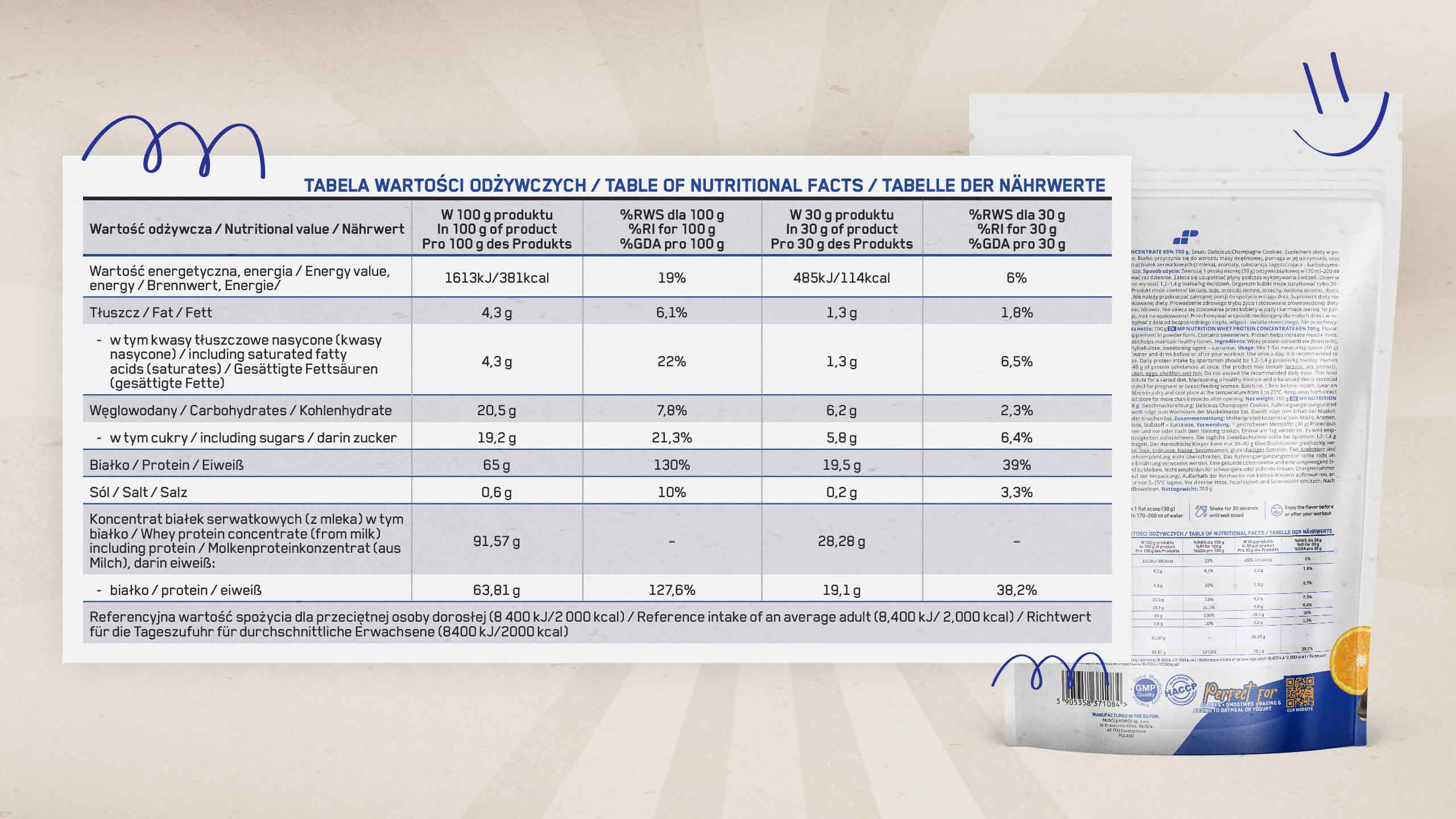 Very Nice Protein - odżywka białkowa WPC koncentrat whey