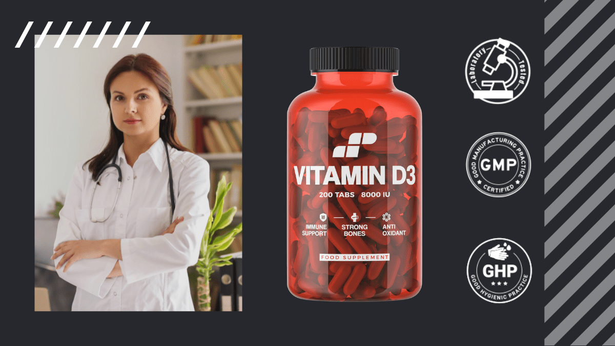 MP Nutrition - Witamina D3 - 8000 IU