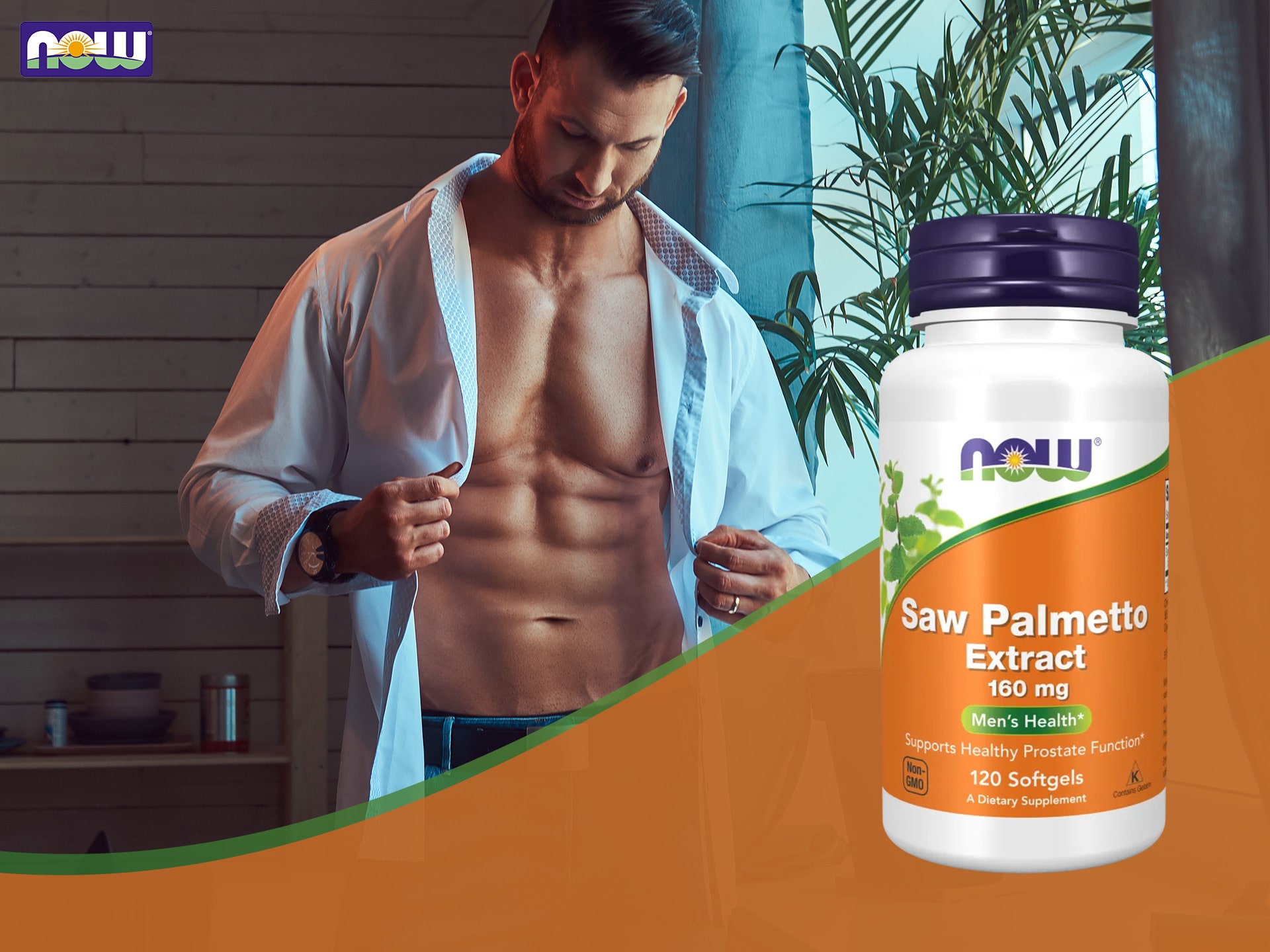 NOW - Saw Palmetto - palma sabałowa, zdrowie prostaty, booster testosteronu