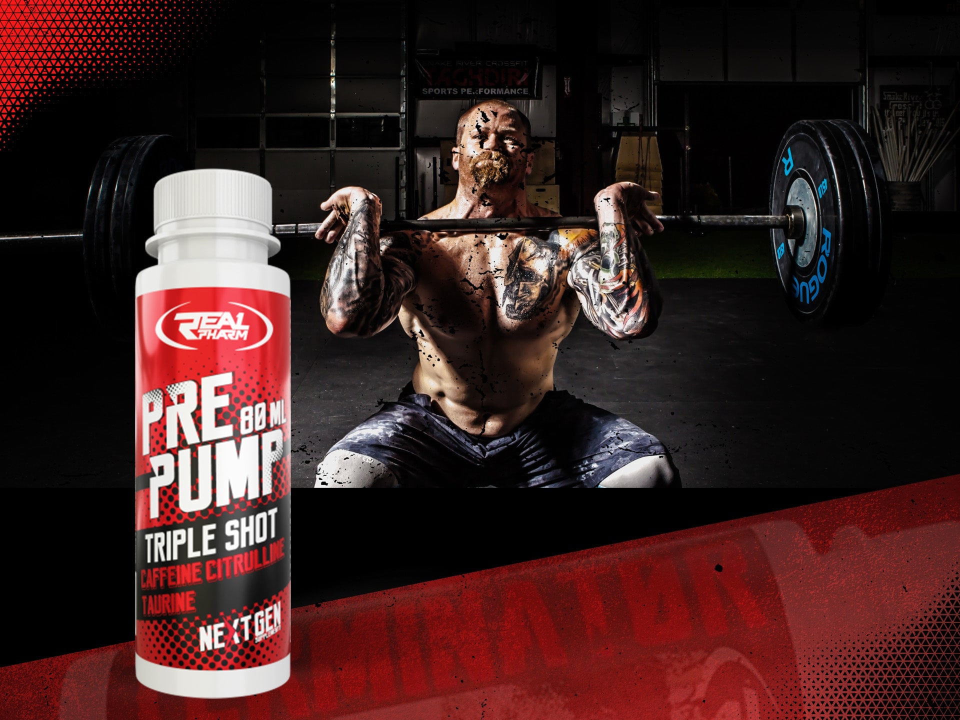 Real Pharm - PrePumpShot szot przedtreningowy, preworkout