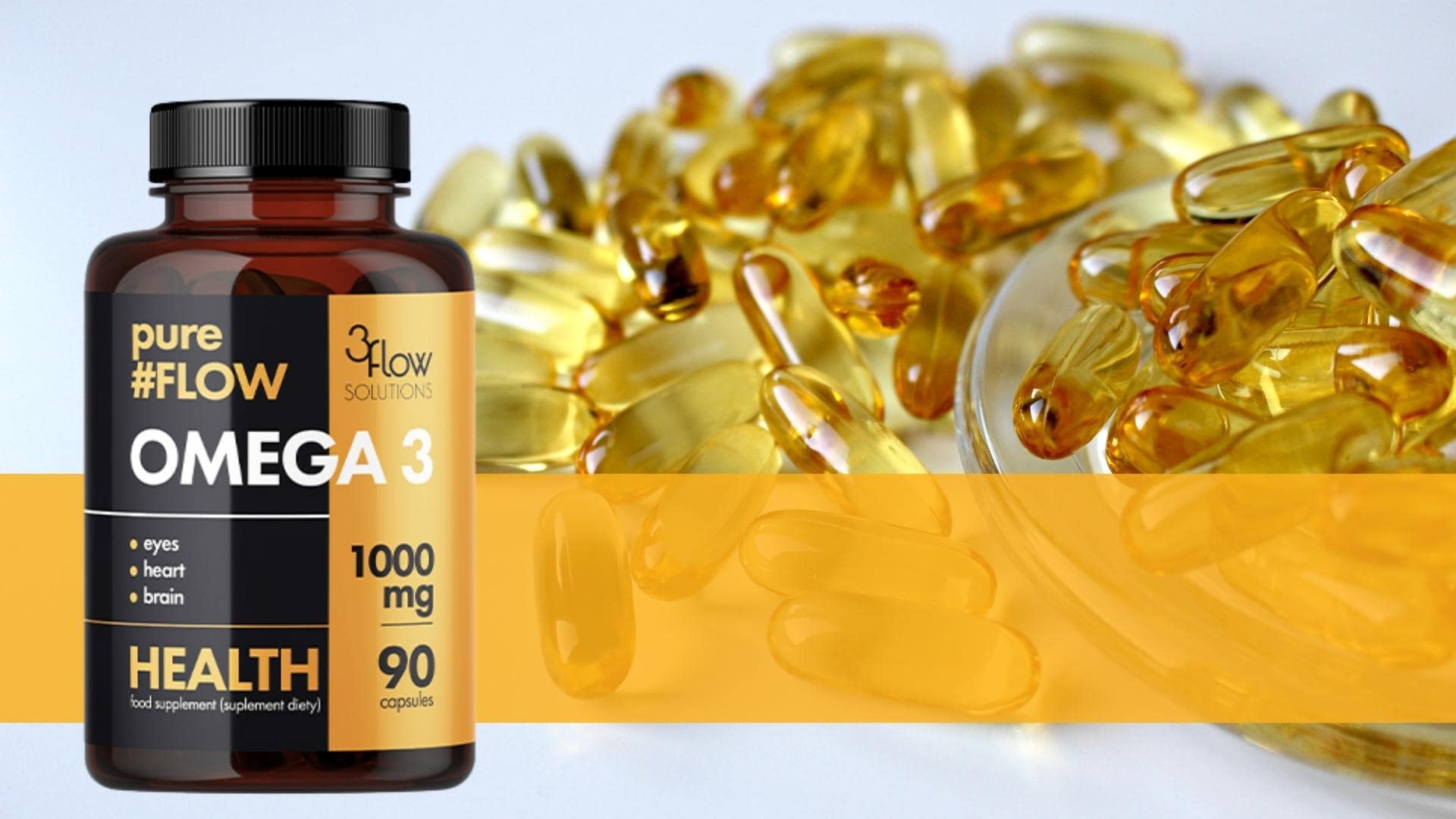 3 Flow Solutions - Omega3 - 1000mg - 90caps