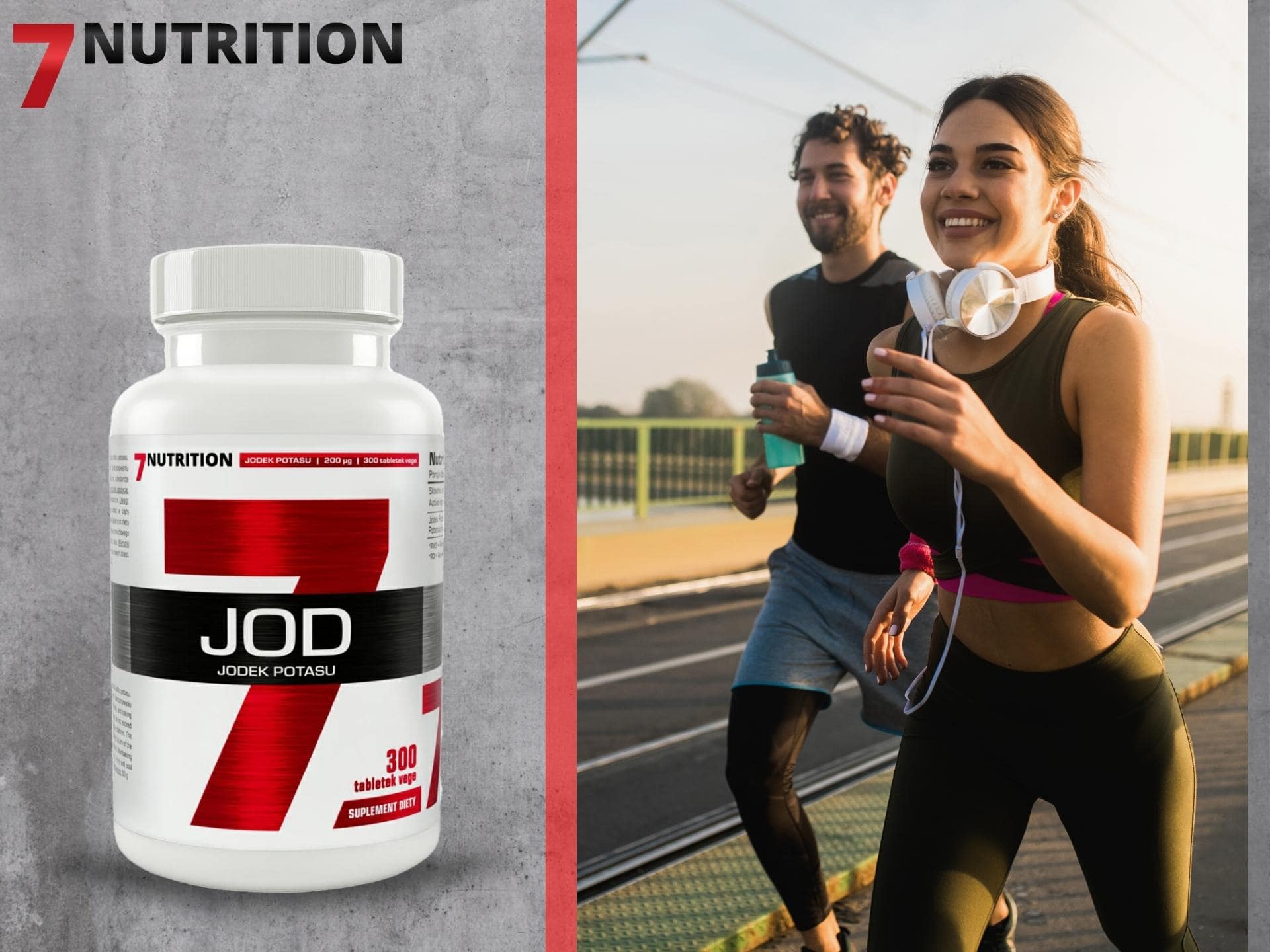 7Nutrition - Jod - 300tabs - prawidłowa produkcja hormonów tarczycy