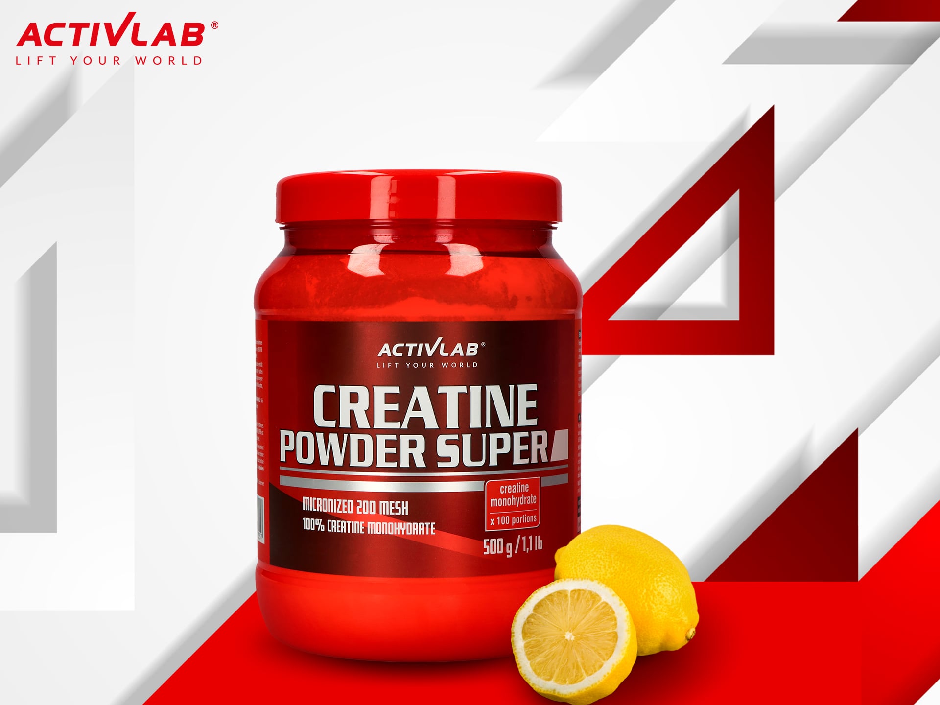 Activlab - Creatine Powder - Lemon