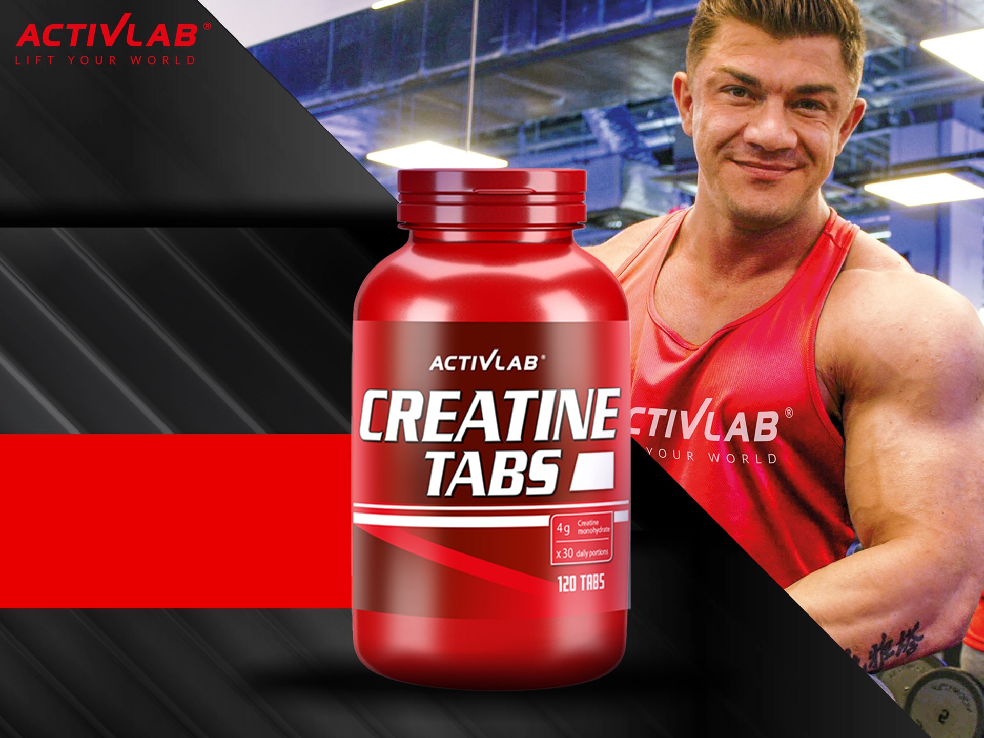 Activlab Creatine Tabs - 120tabs