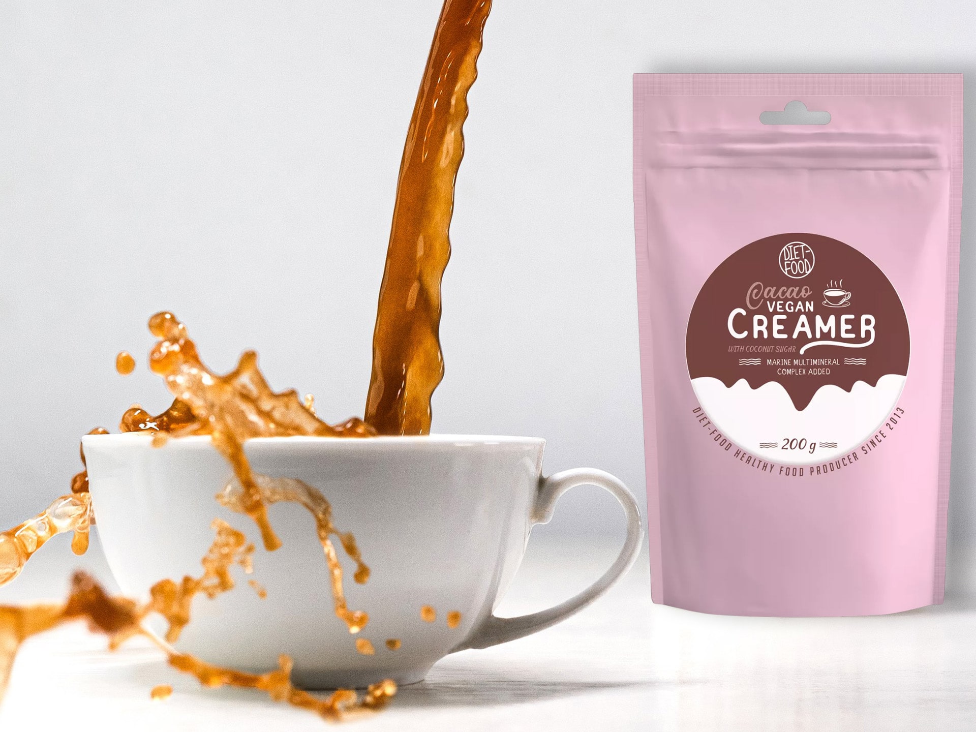 ⚡ Vegan Creamer 200g DIET FOOD Cena, dawkowanie, opinie sklep