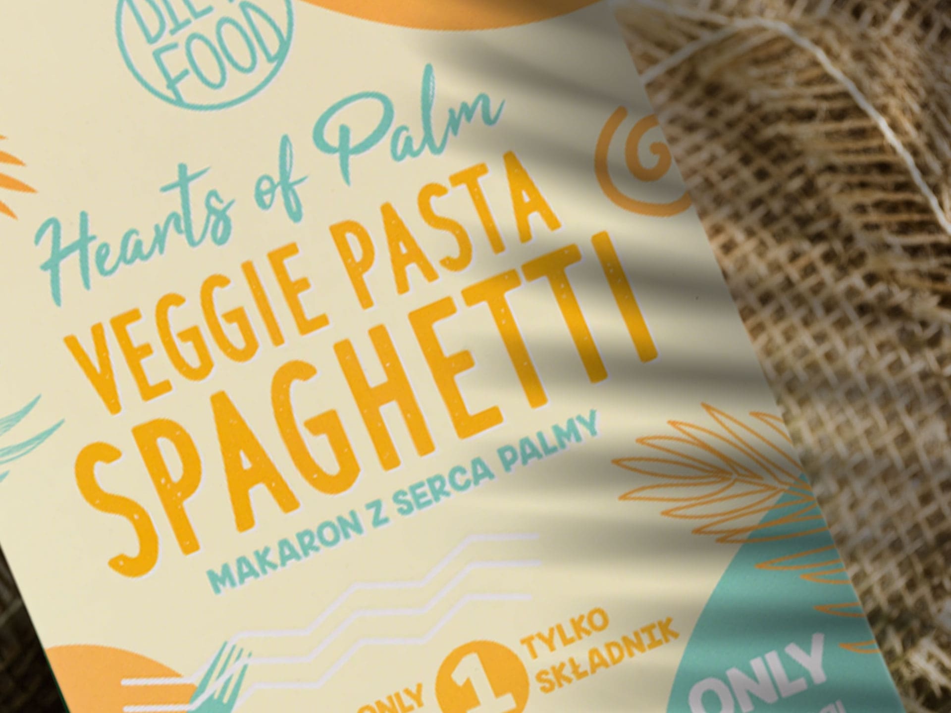 Diet Food - wegański makaron z palmy spaghetti