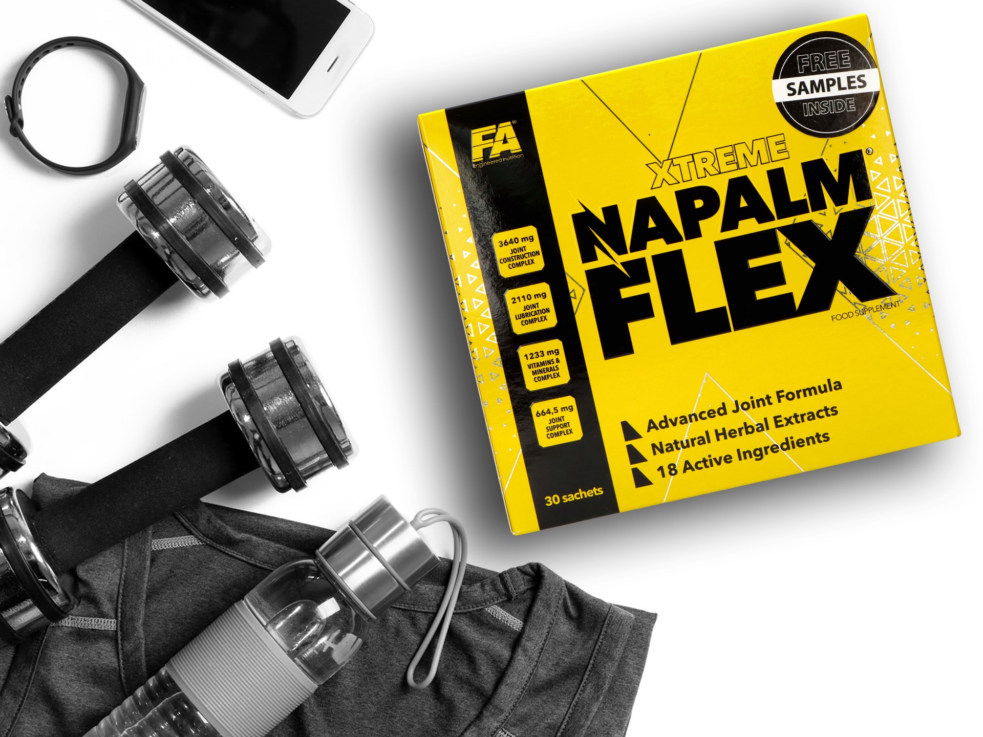 Fitness Authority - saszetki na stawy Napalm Flex