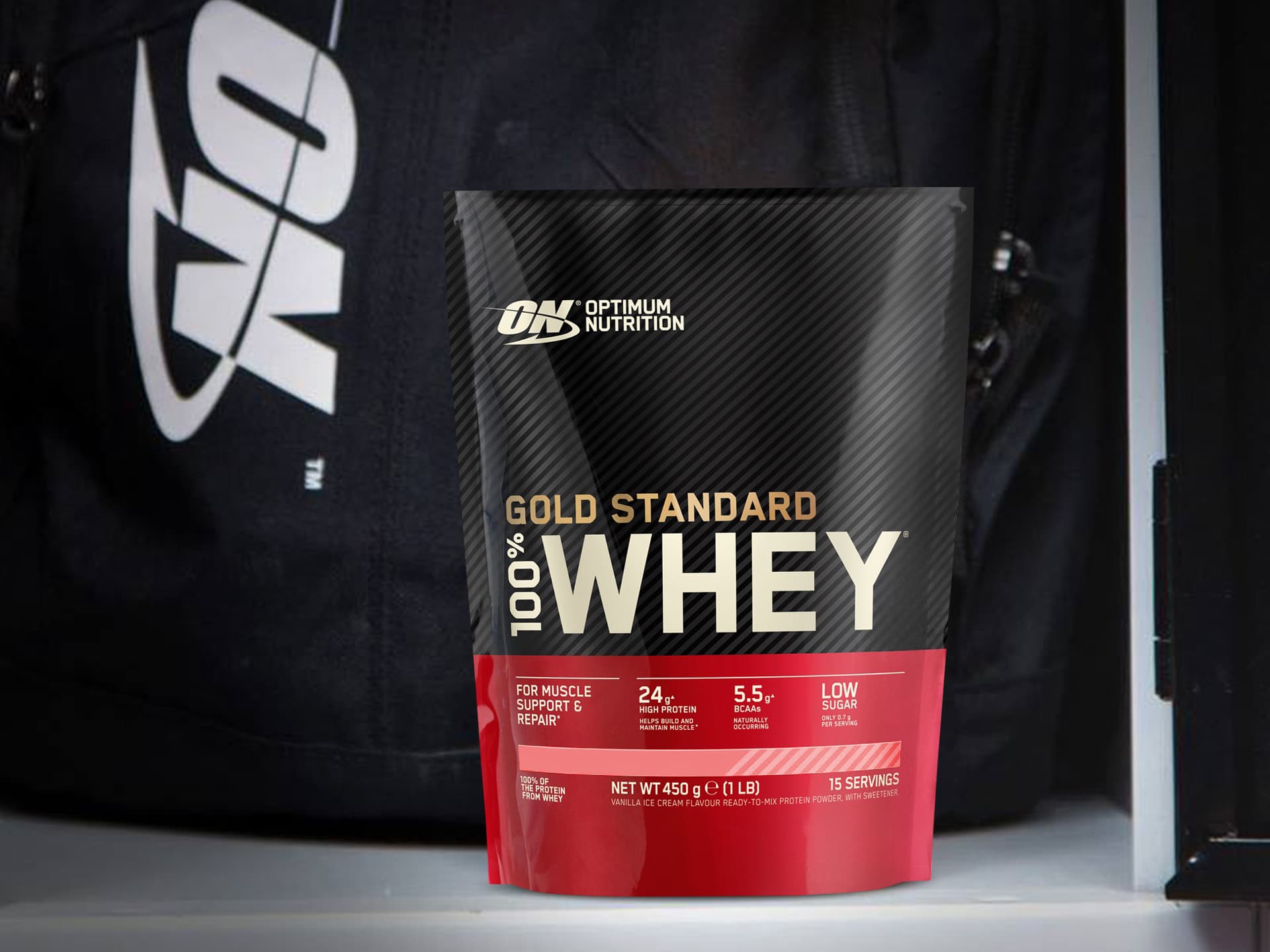 Whey Gold Standard - odżywka białkowa truskawkowa