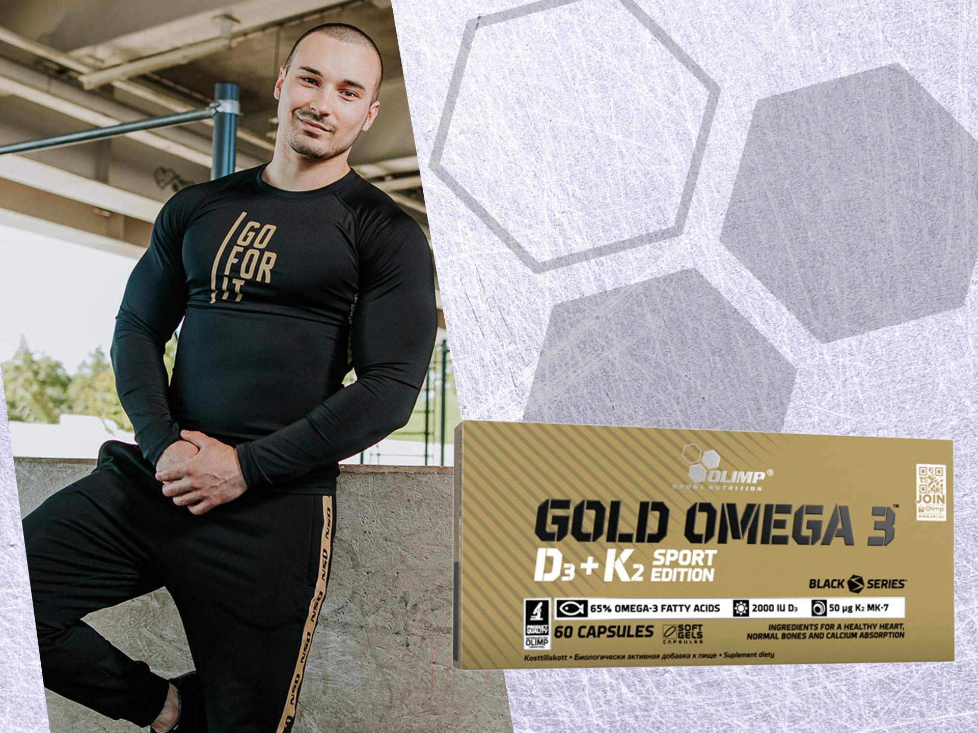 Olimp - Gold Omega3 D3+K2 Sport Edition