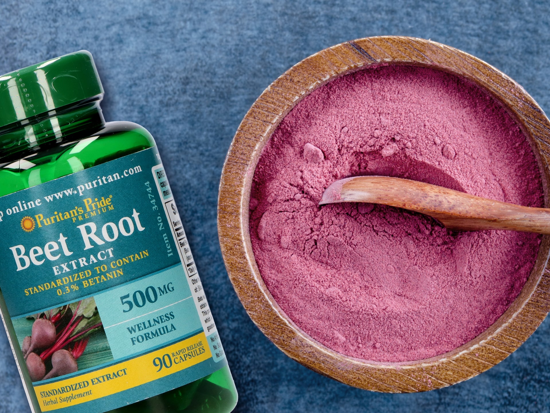 ⚡ Beet Root 500mg 90 caps PURITAN'S PRIDE Cena, dawkowanie