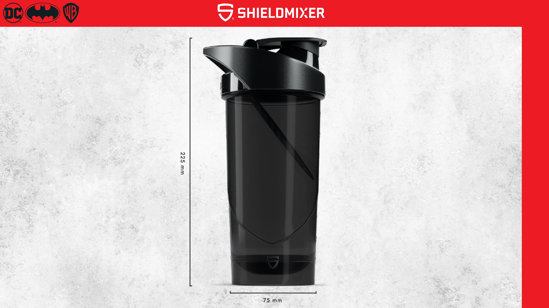 Shieldmixer - Shaker Hero Pro - wymiary