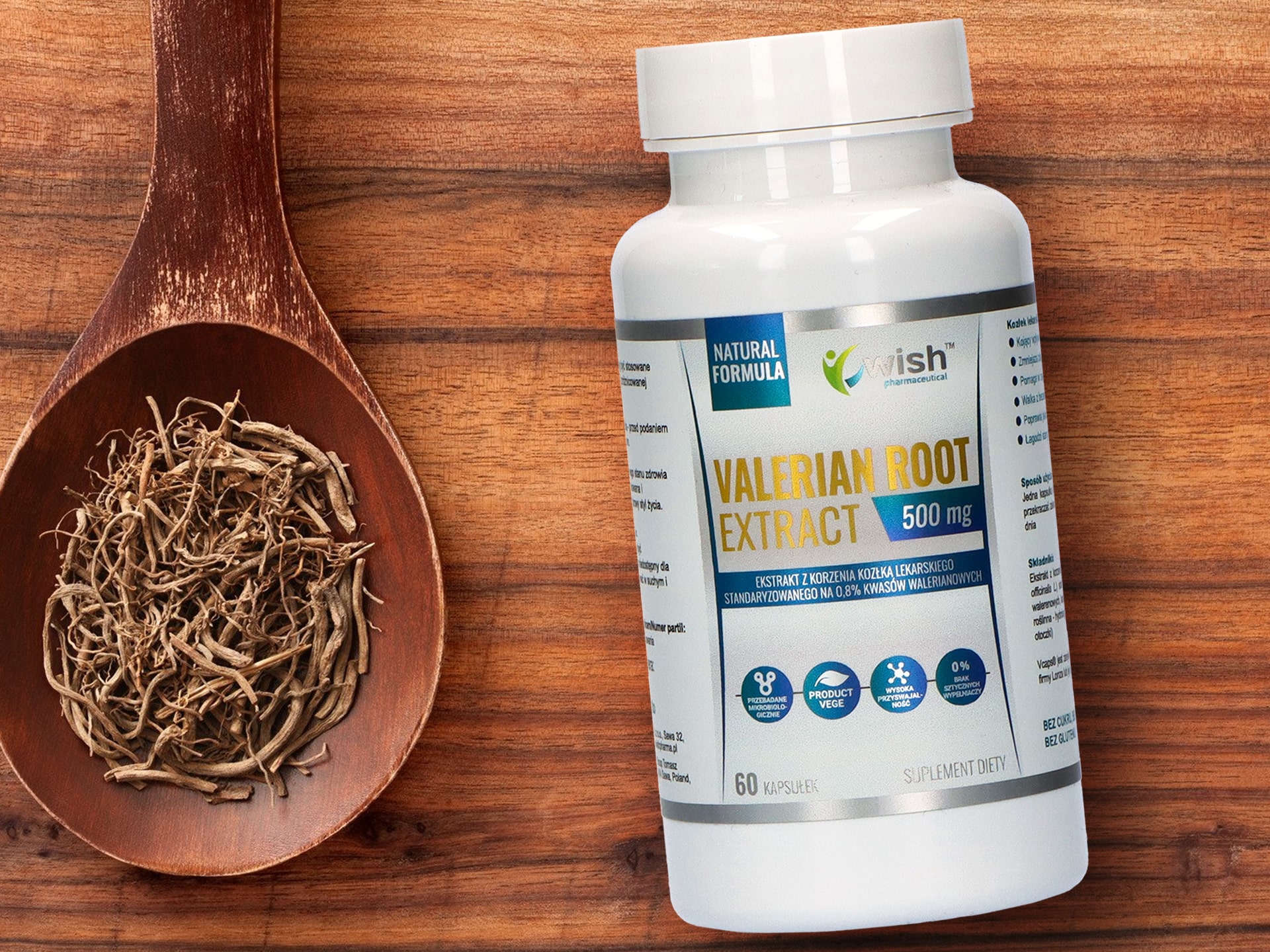 Wish Valerian Root Extract 500mg