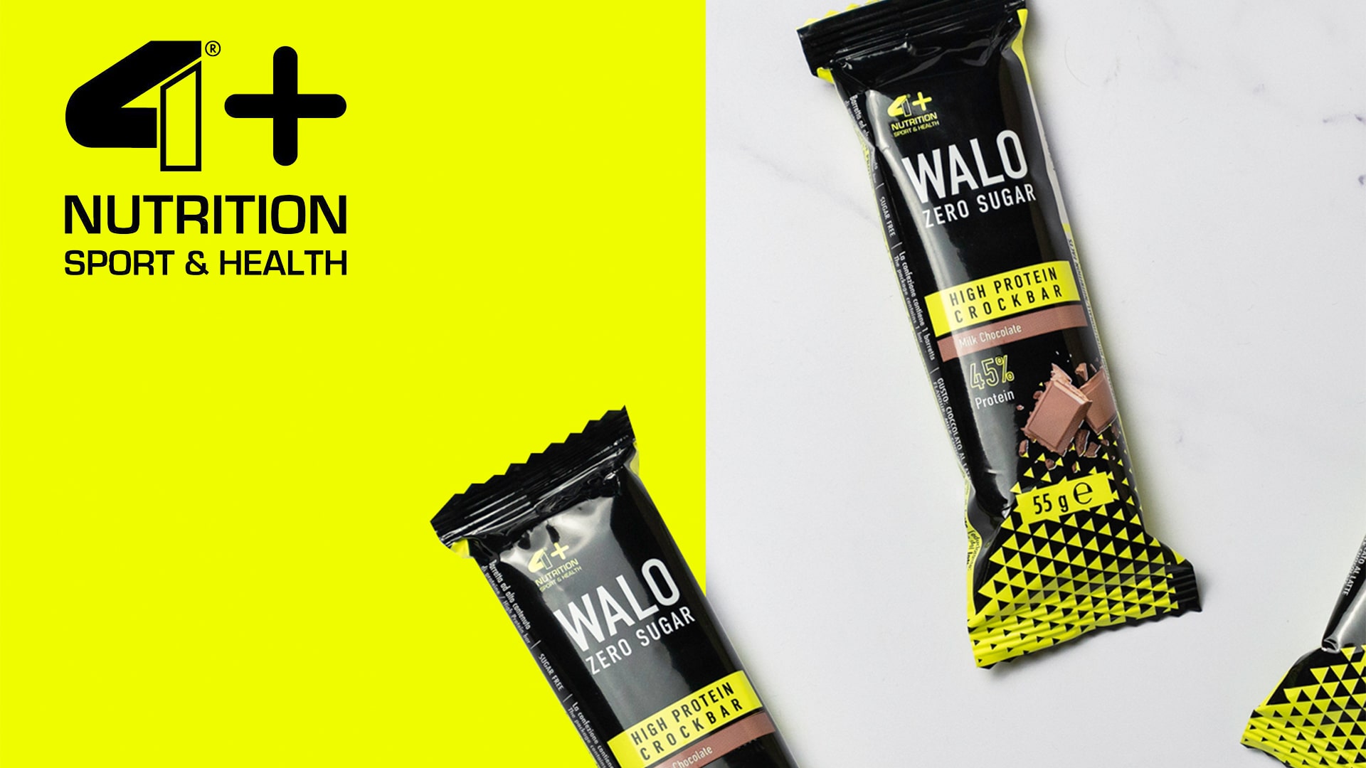 Walo Zero Sugar Protein Bar - wysokobiałkowy baton proteinowy bez dodatku cukru