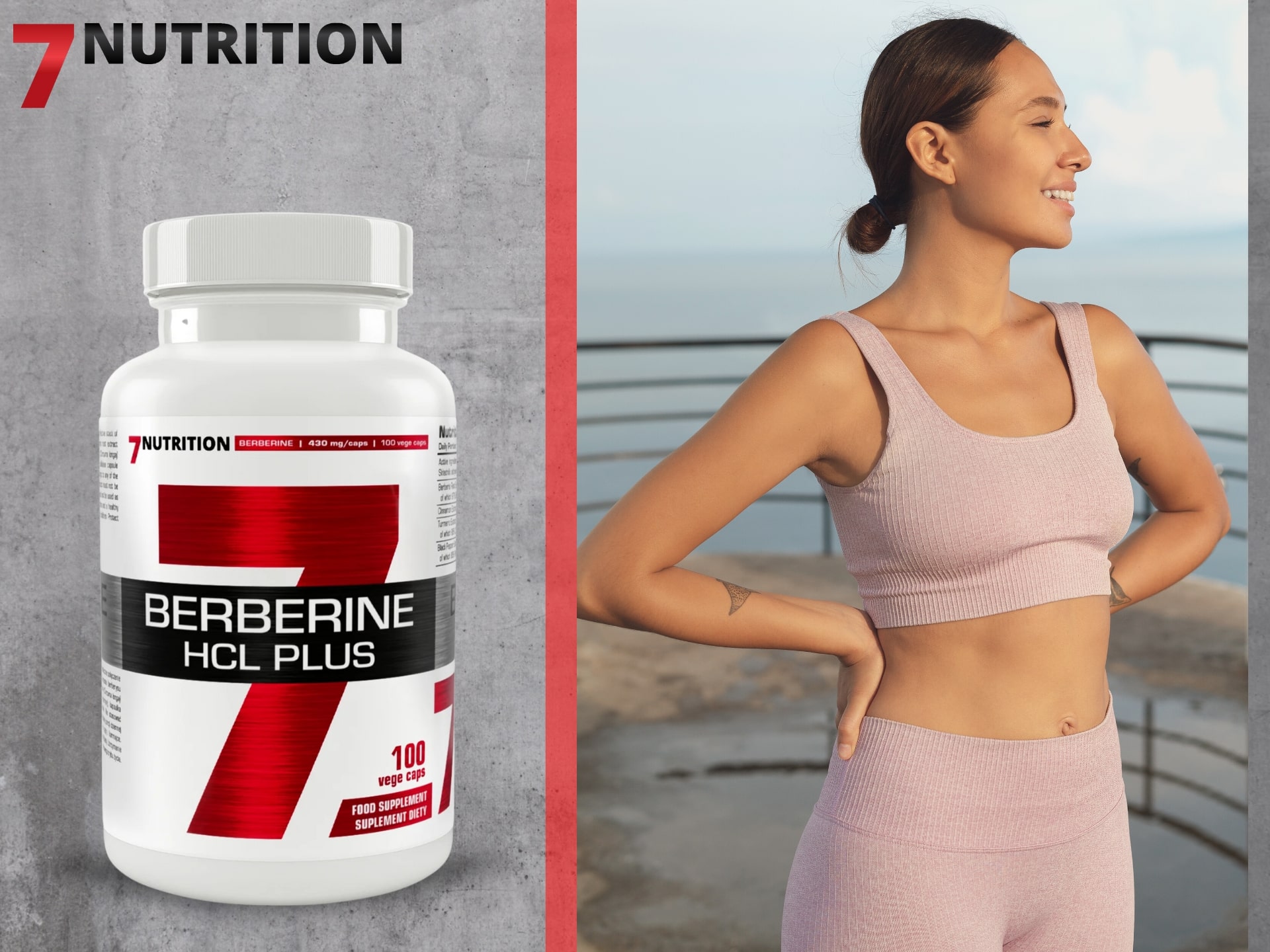 7 Nutrition - Berberine HCL Plus - wsparcie zdrowia organizmu