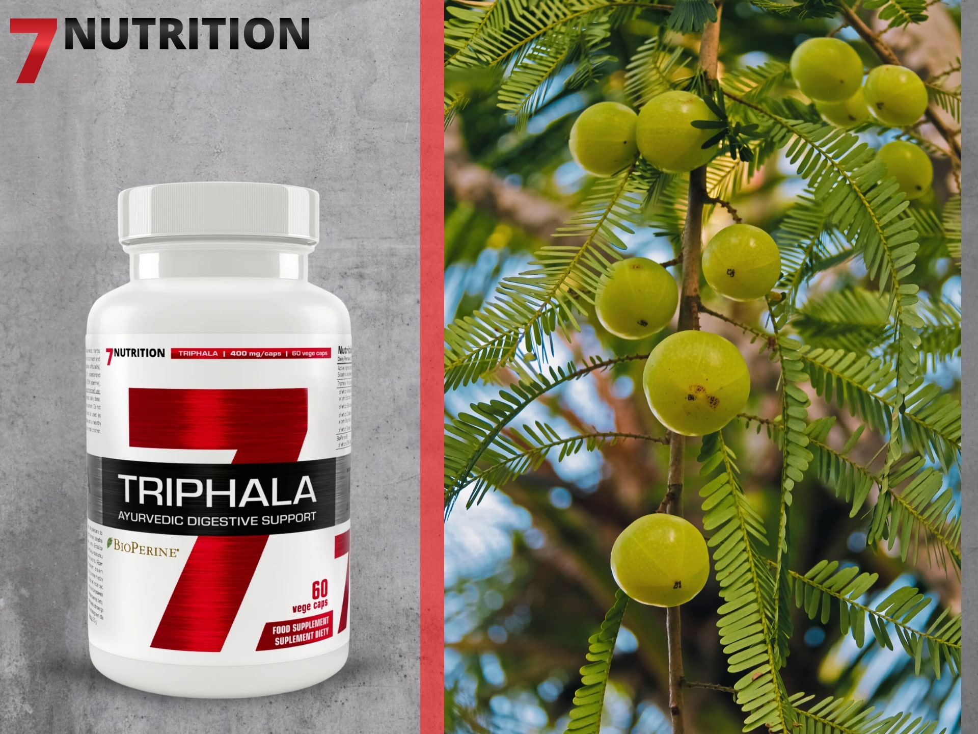 7 Nutrition Triphala - wzmocnienie organizmu, ajurweda