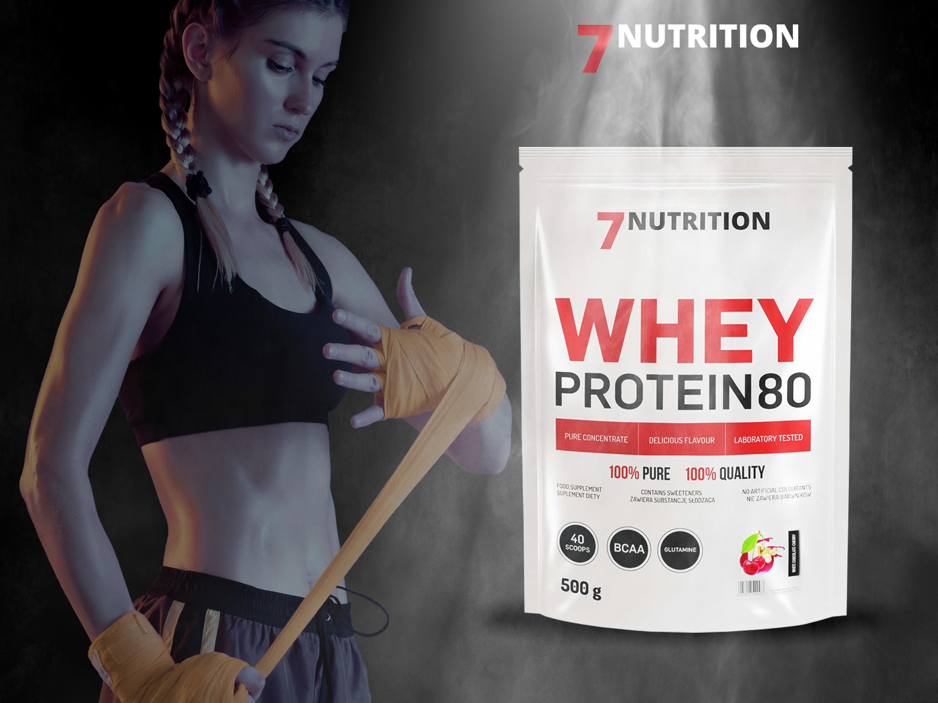 7 Nutrition - odżywka białkowa WPC 80