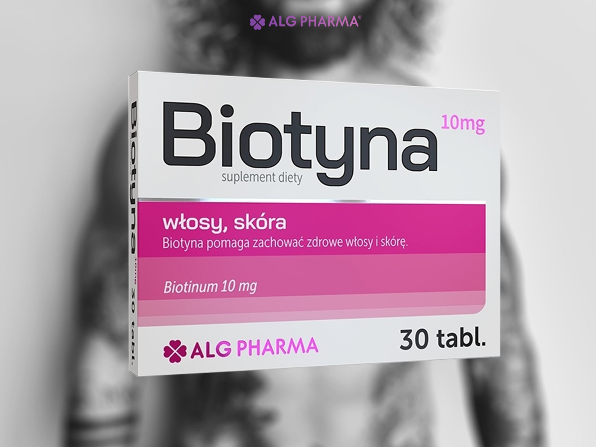 Biotyna 10 mg - na piękne włosy, silne paznokcie