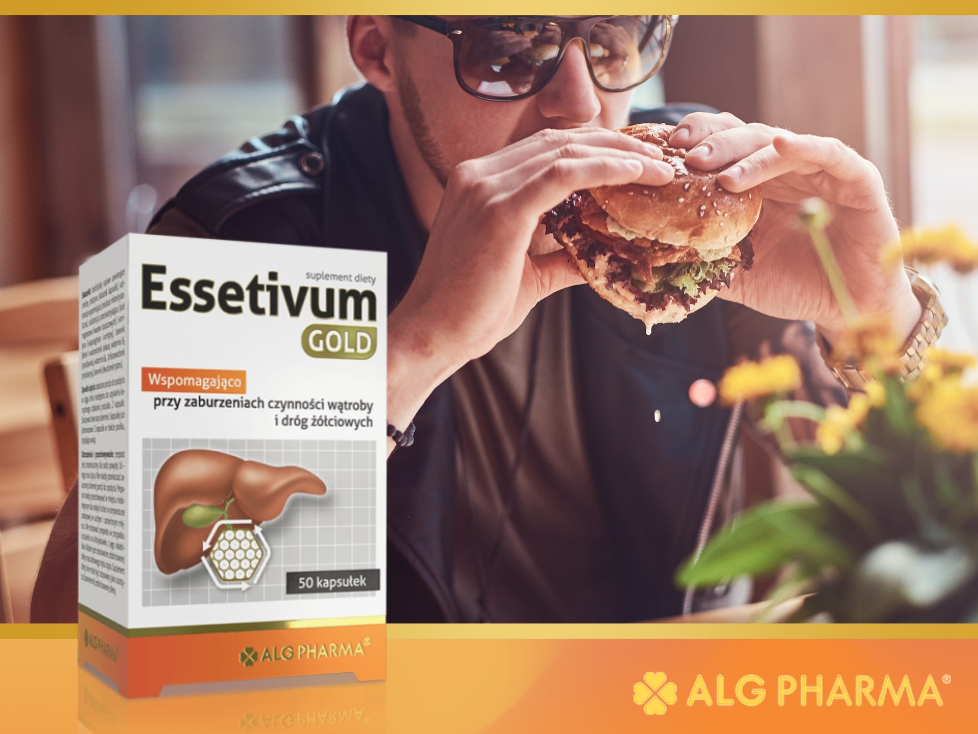ALG Pharma - Essetivum Gold - wsparcie pracy wątroby