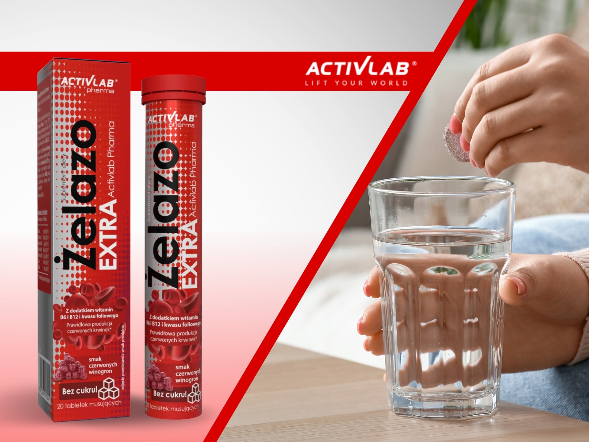 Żelazo w formie tabletek musujących
