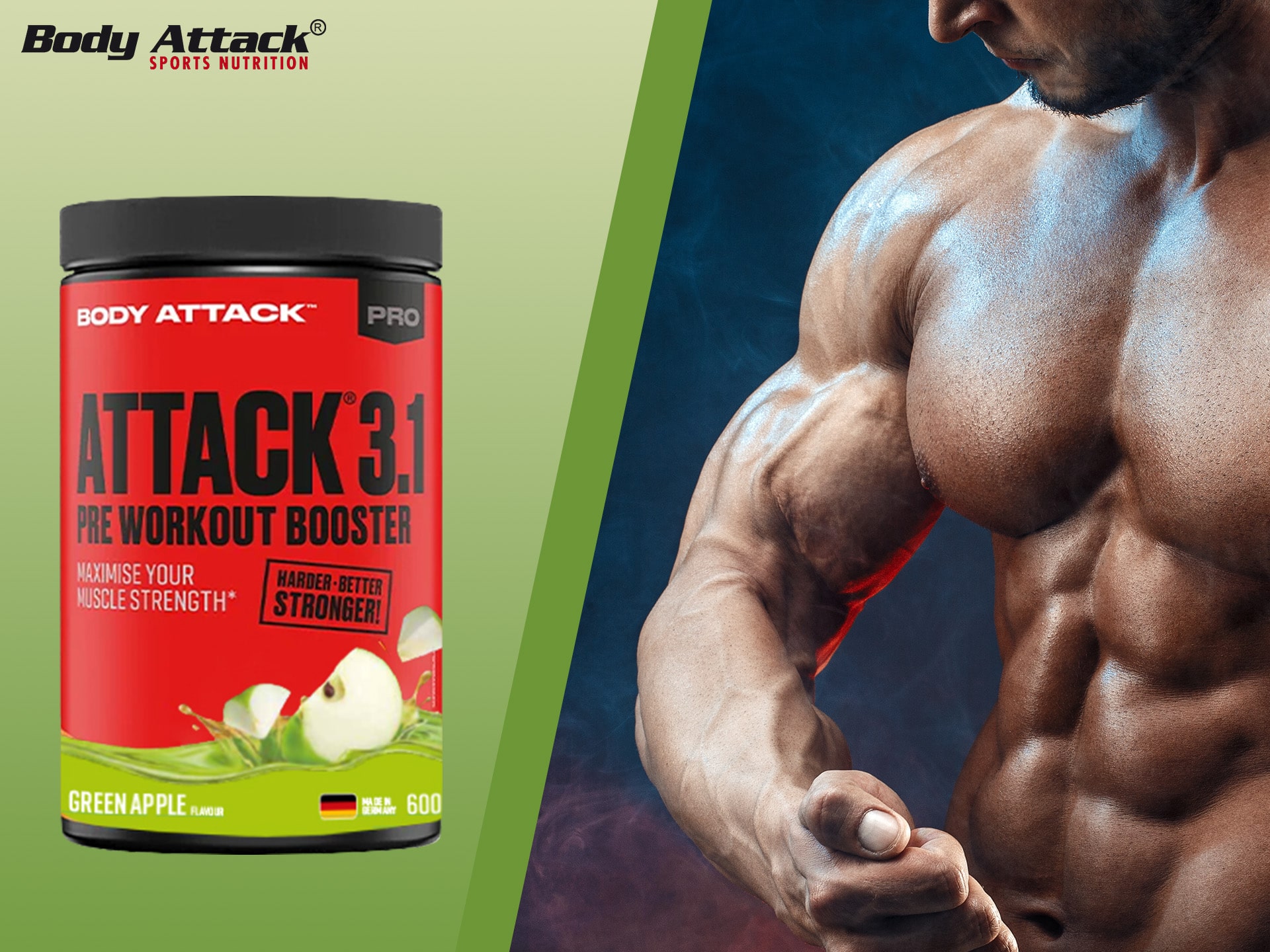 BODY ATTACK Attack Pre Workout Booster 