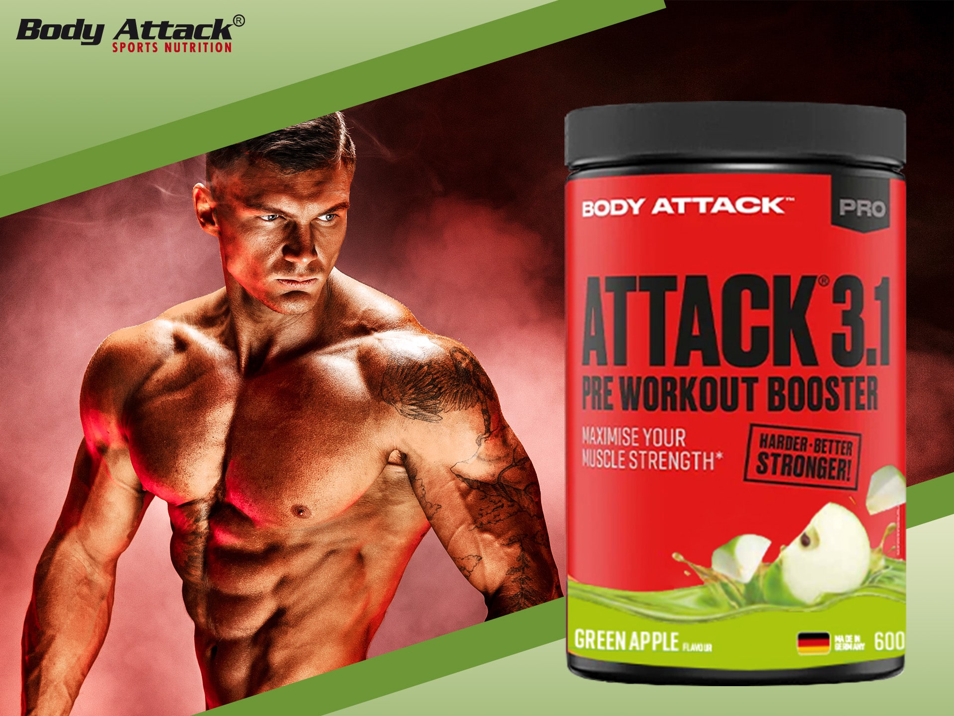 BODY ATTACK Attack Pre Workout Booster 