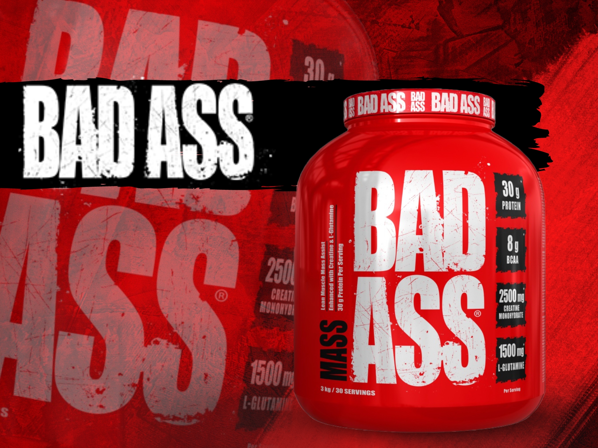 Bad Ass Mass 3000g