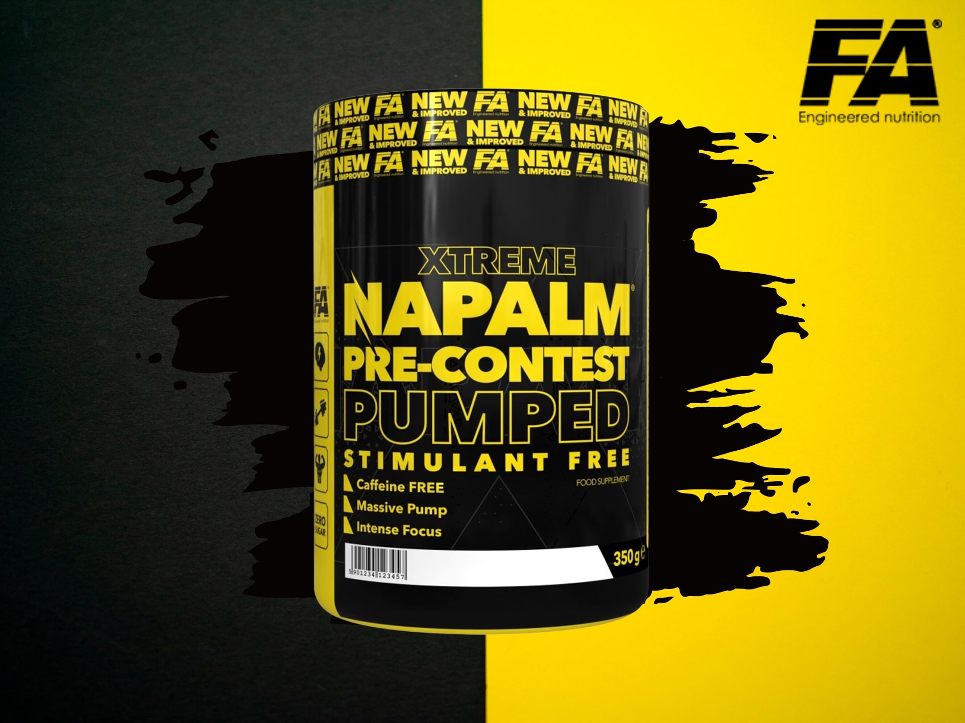 Odżywka bez kofeiny - Napalm Pre-Contest - pompa, wytrzymałość