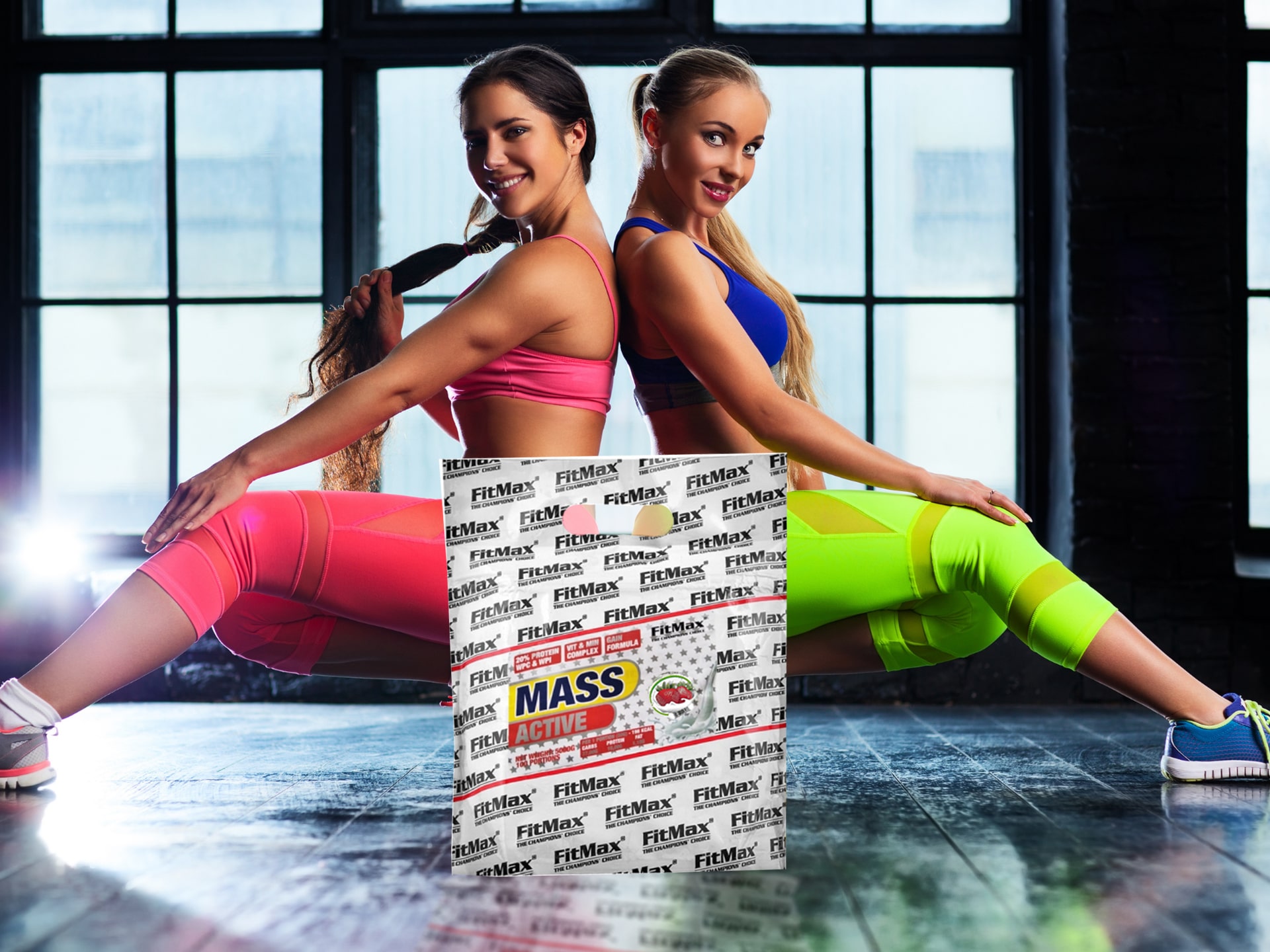 FitMax - Mass Active - gainer z 20% zawartości białka