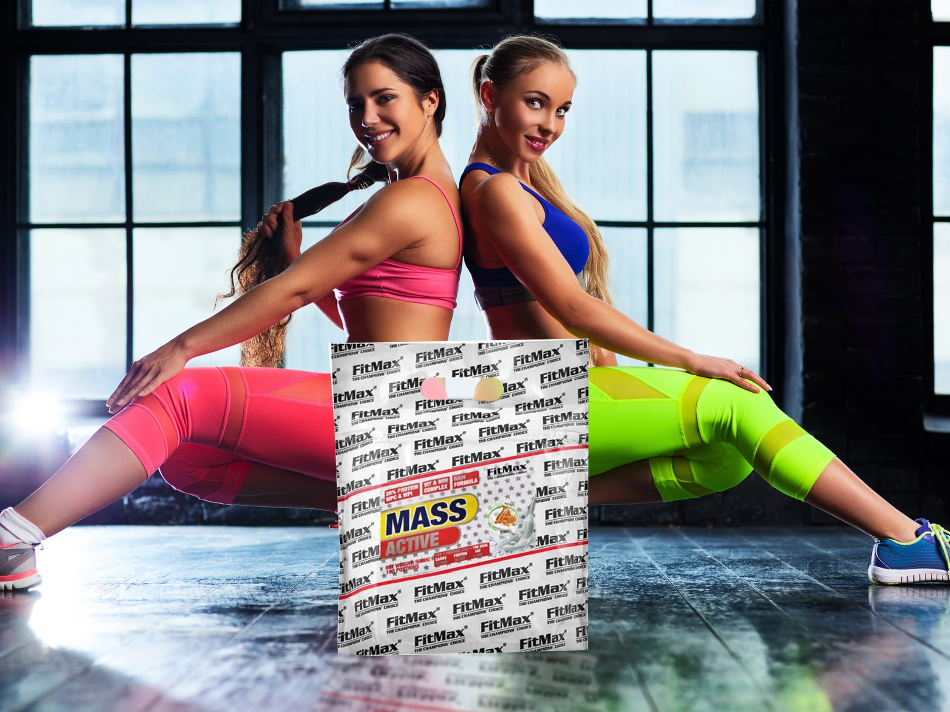 FitMax - Mass Active - gainer z 20% zawartości białka