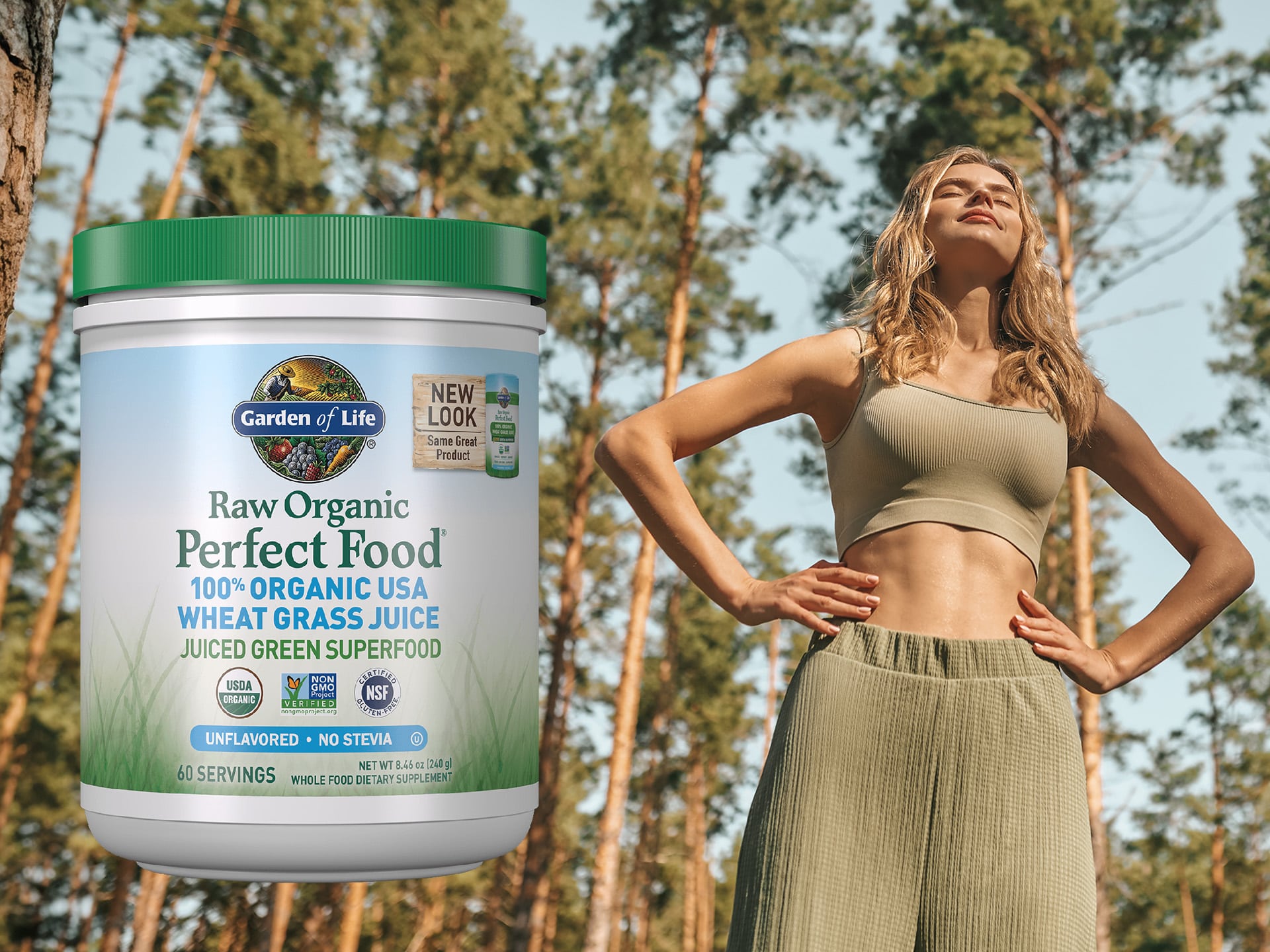 Perfect Food - Wheat Grass Juice Powder - sproszkowany sok z trawy pszenicznej - bogactwo witamin i minerałów
