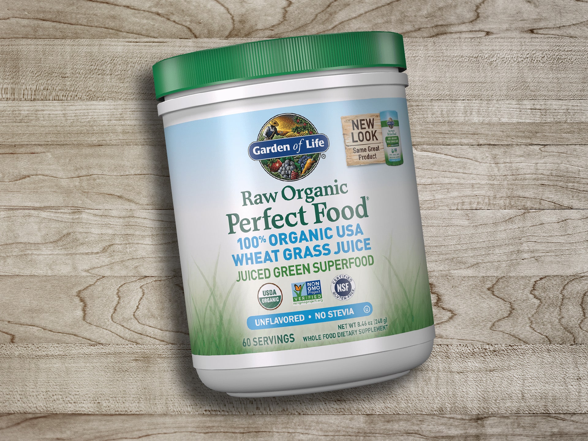 Perfect Food - Wheat Grass Juice Powder - sproszkowany sok z trawy pszenicznej - bogactwo witamin i minerałów