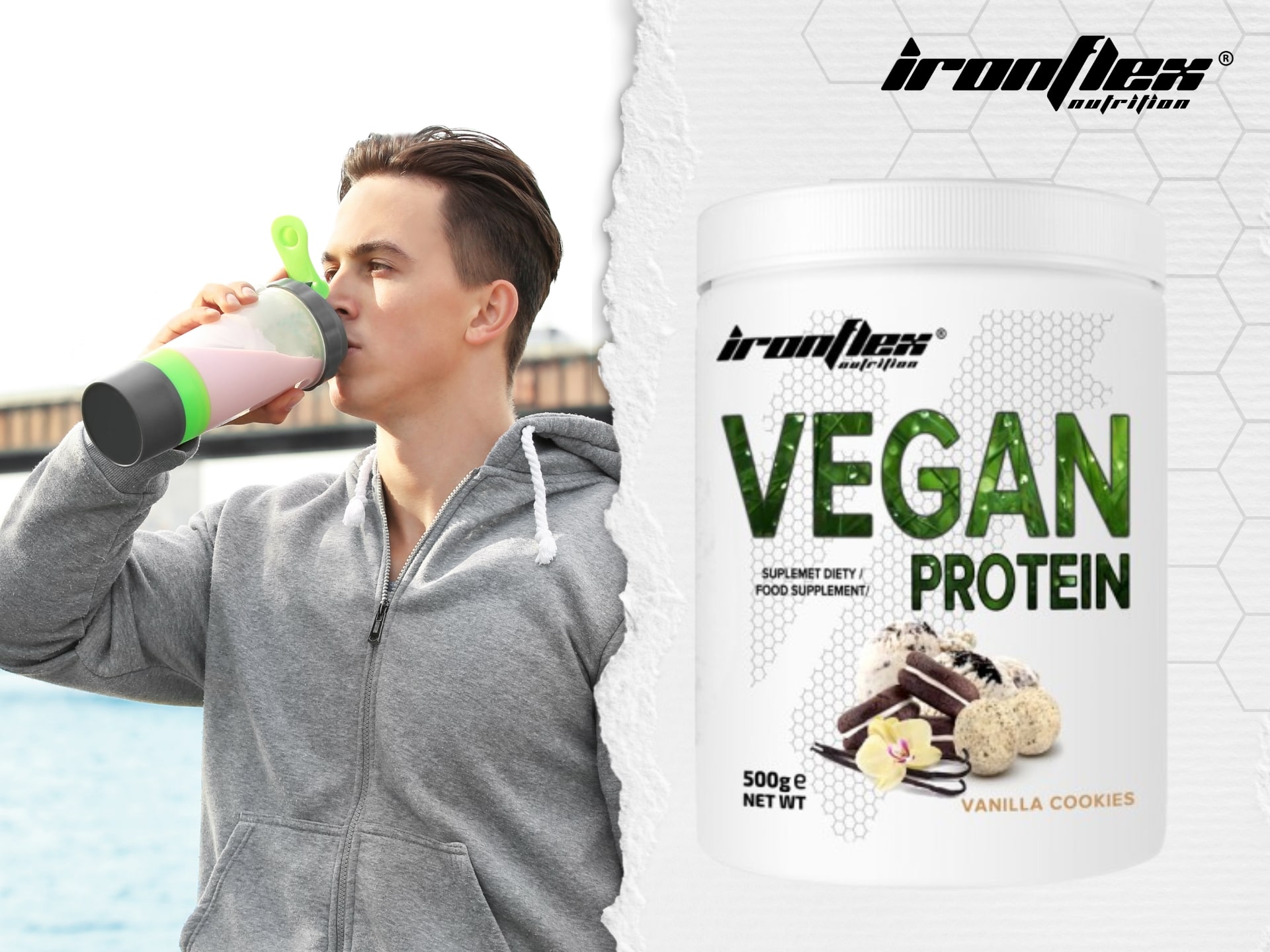 IronFlex - Vegan Protein - wegańskie białko