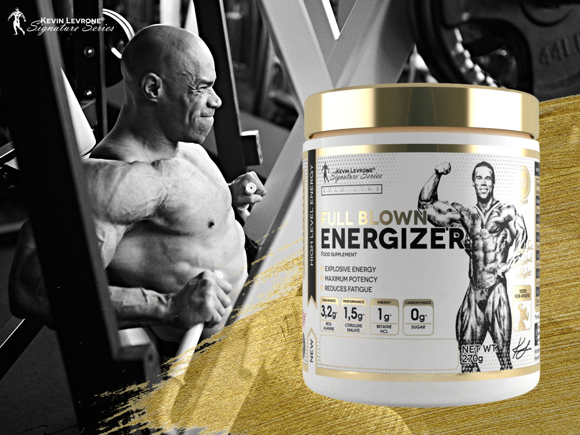 KEVIN LEVRONE Full Blown Energizer - mocna przedtreningówka