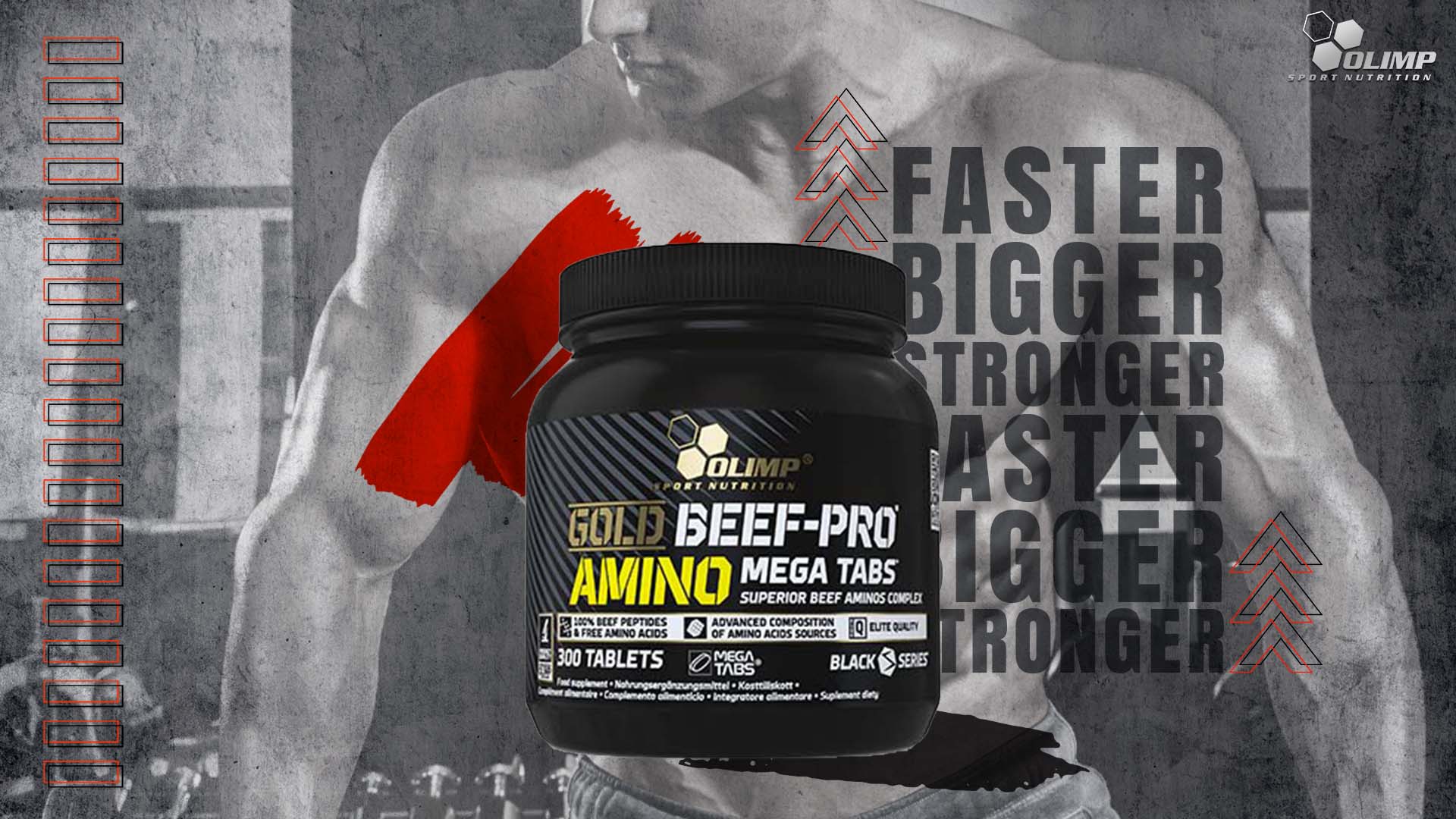 gold beef pro amino 300tabs