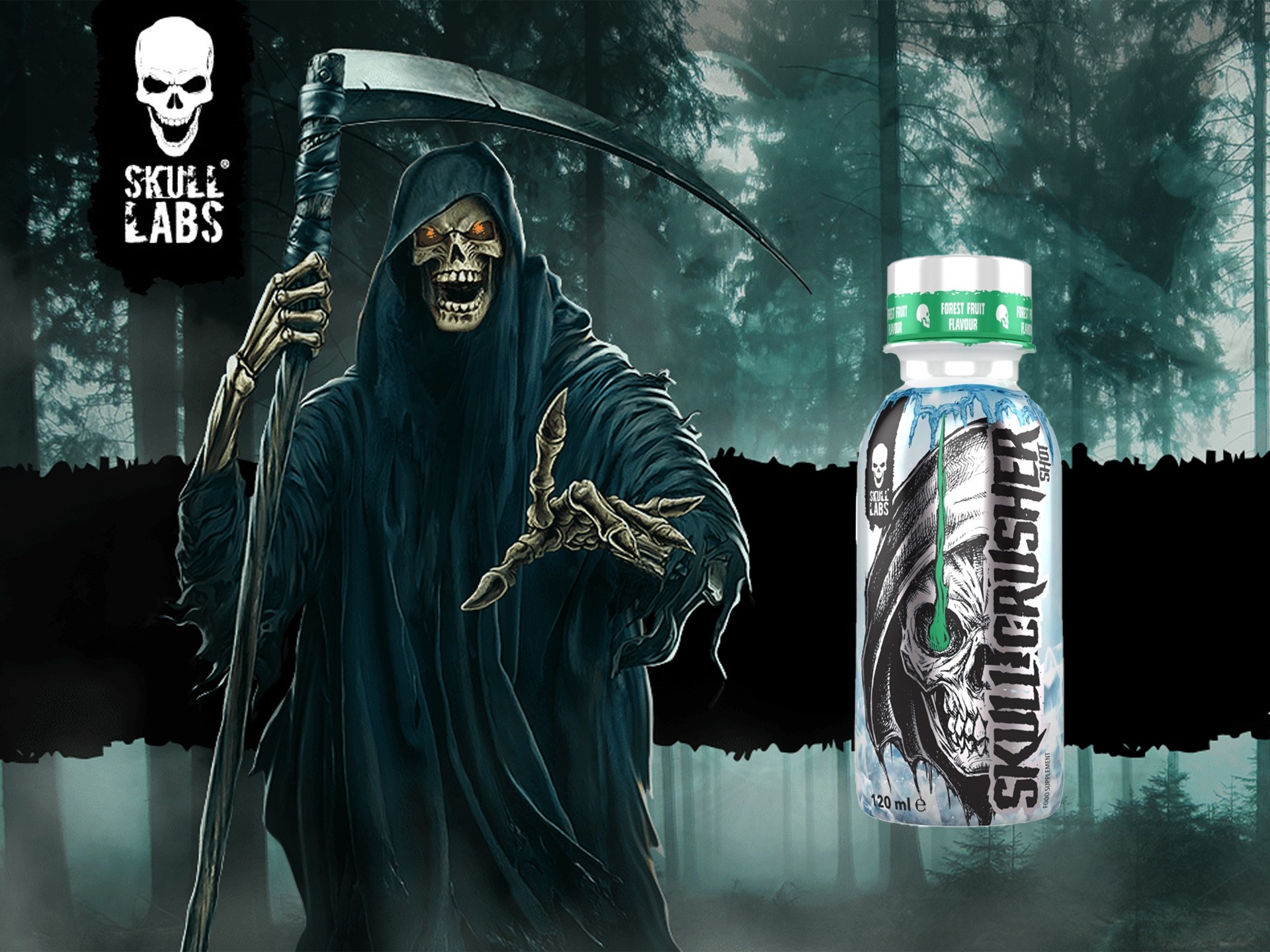 Skull Crusher Shot 120 ml Forest Fruit